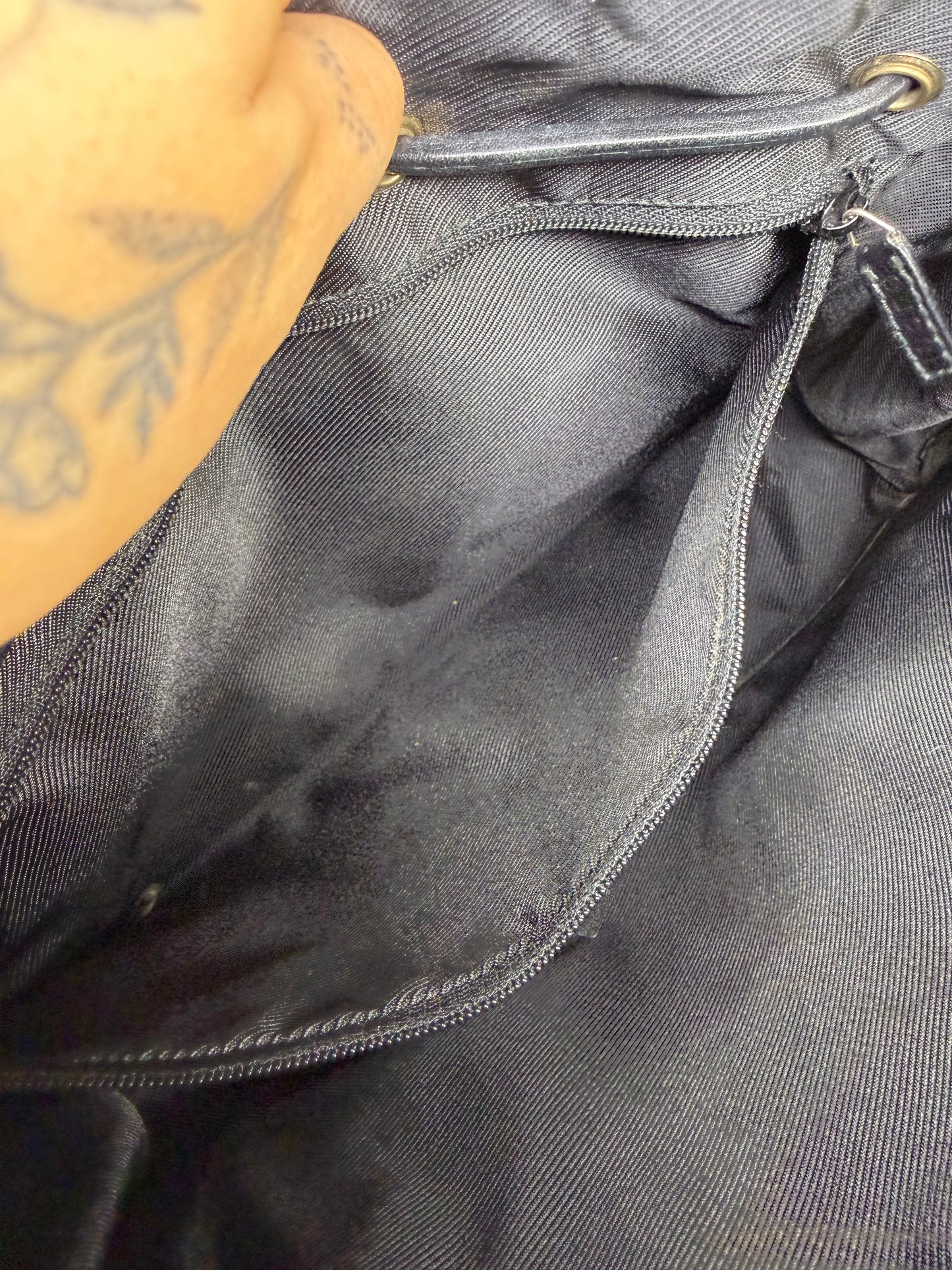 Gucci Black Canvas GG Small Tote
