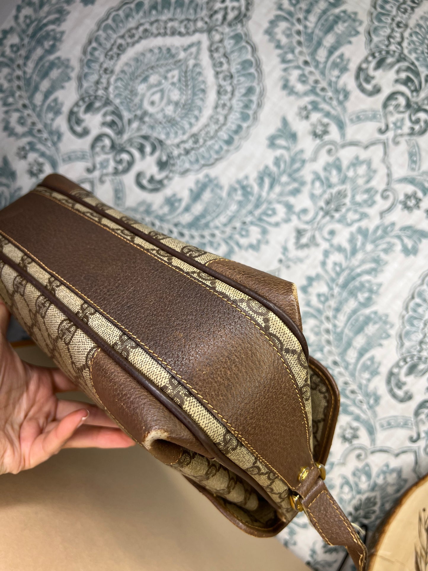 Gucci Supreme Sherry Line Vintage Purse