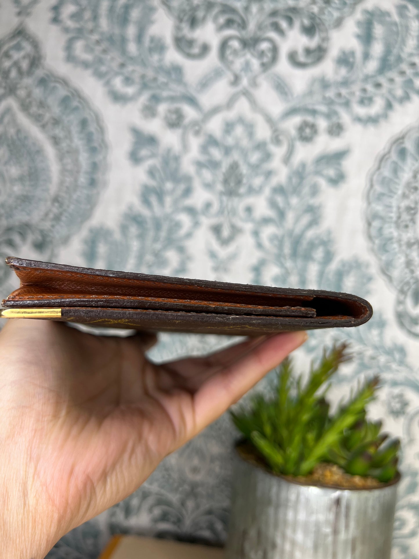Louis Vuitton Monogram Vintage Vertical Wallet