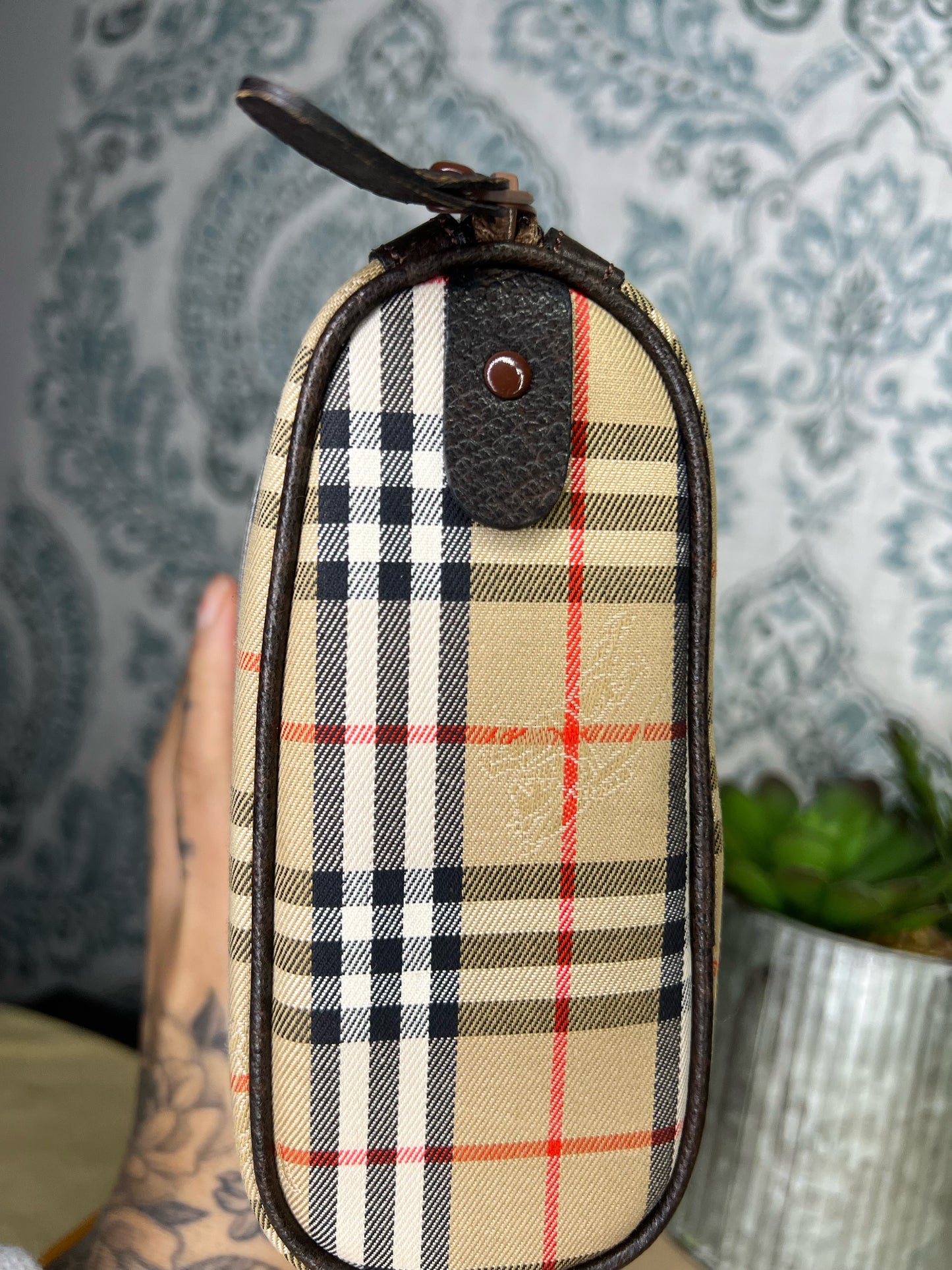 Burberry Nova Check Clutch