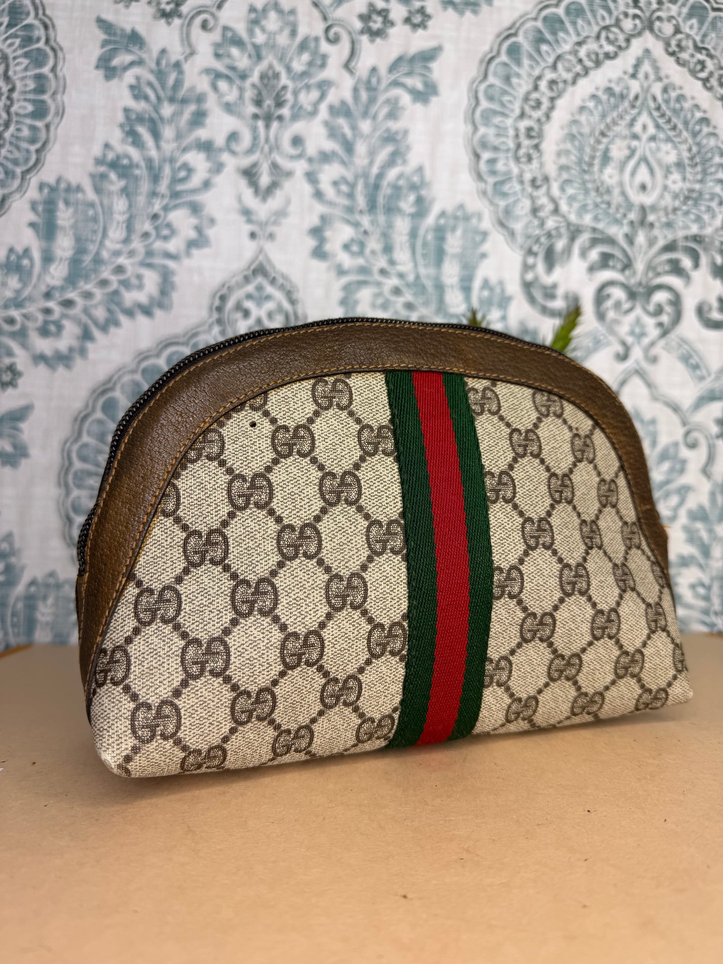 Gucci Supreme Sherry Line Cosmetic Pouch