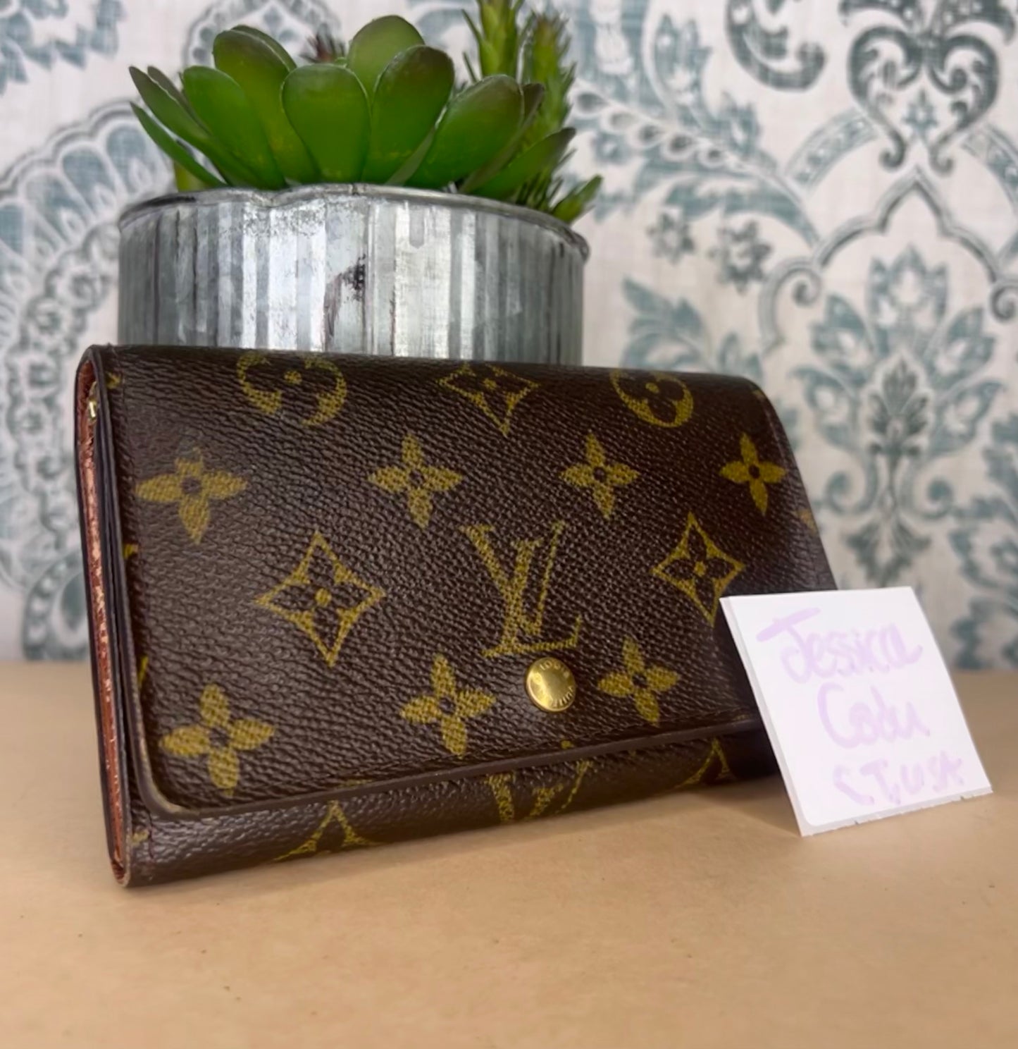 Louis Vuitton Porte Monnaie Tresor Wallet #1