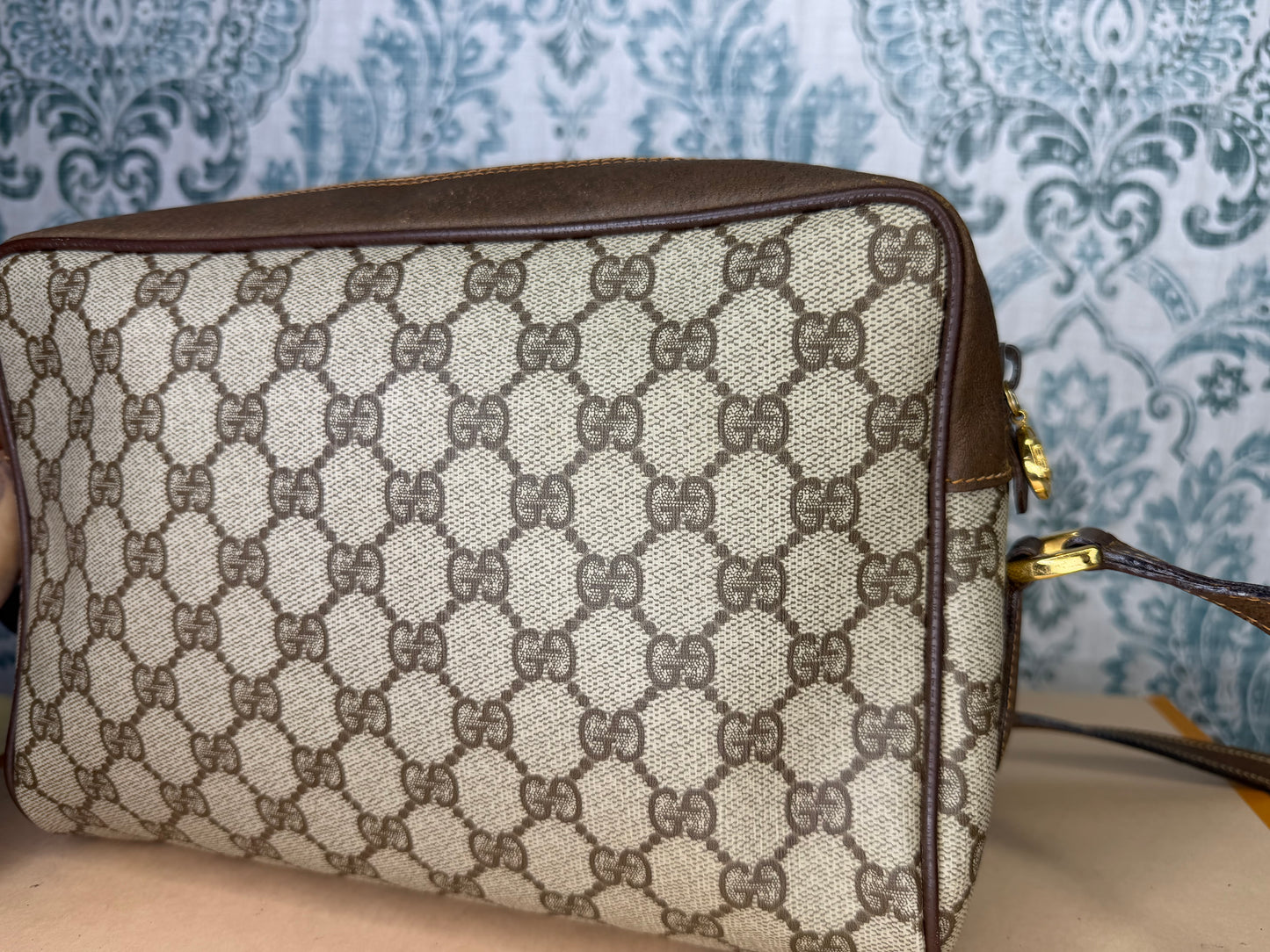 Gucci Vintage Supreme Sherry Line Purse