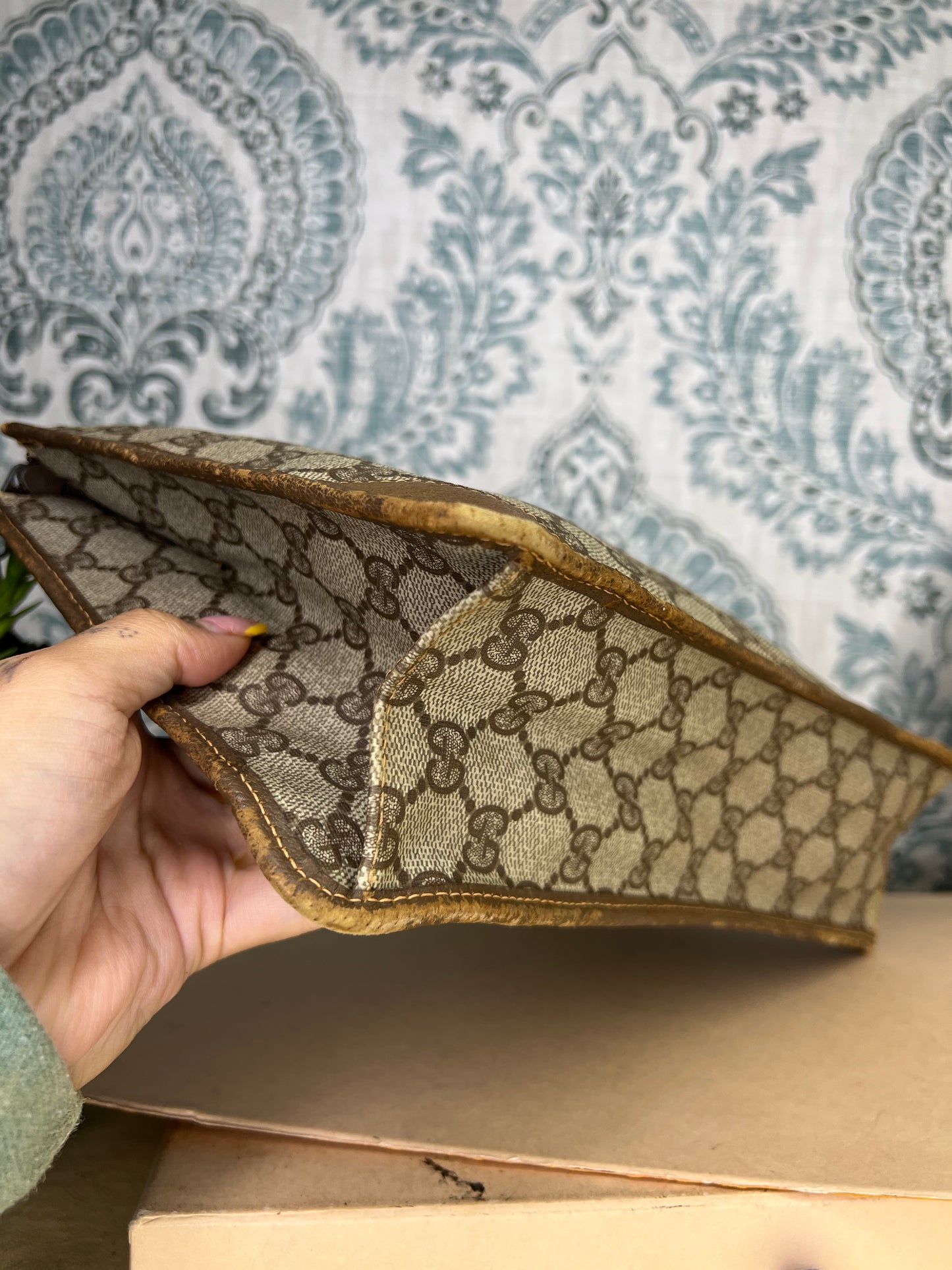 Gucci Brown Vintage Clutch