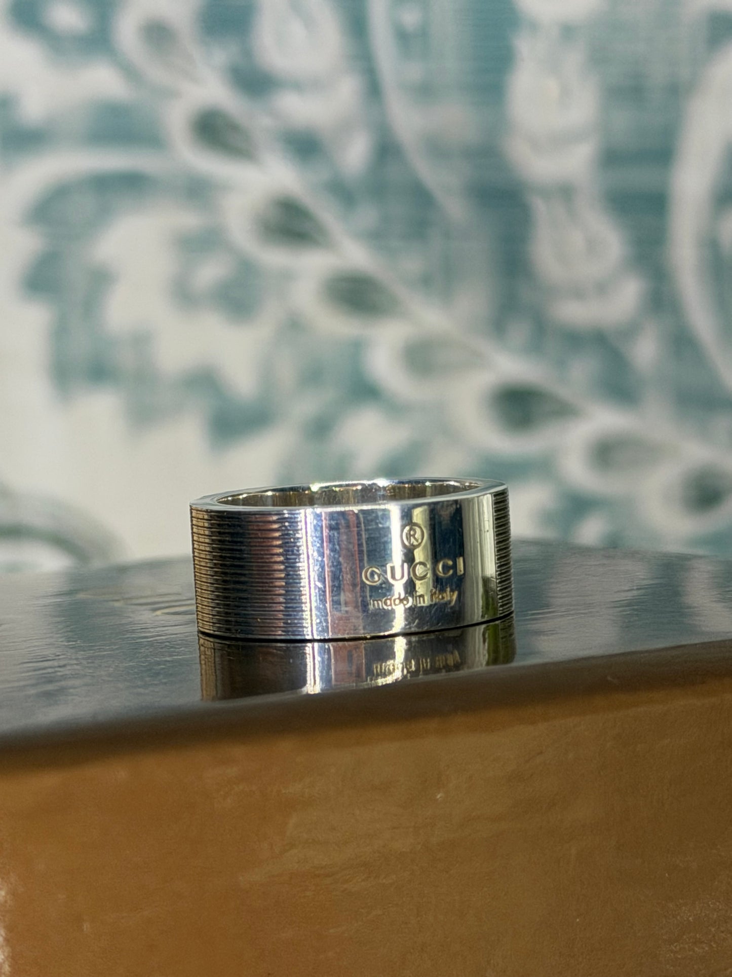 Gucci Sterling Silver Ring Band