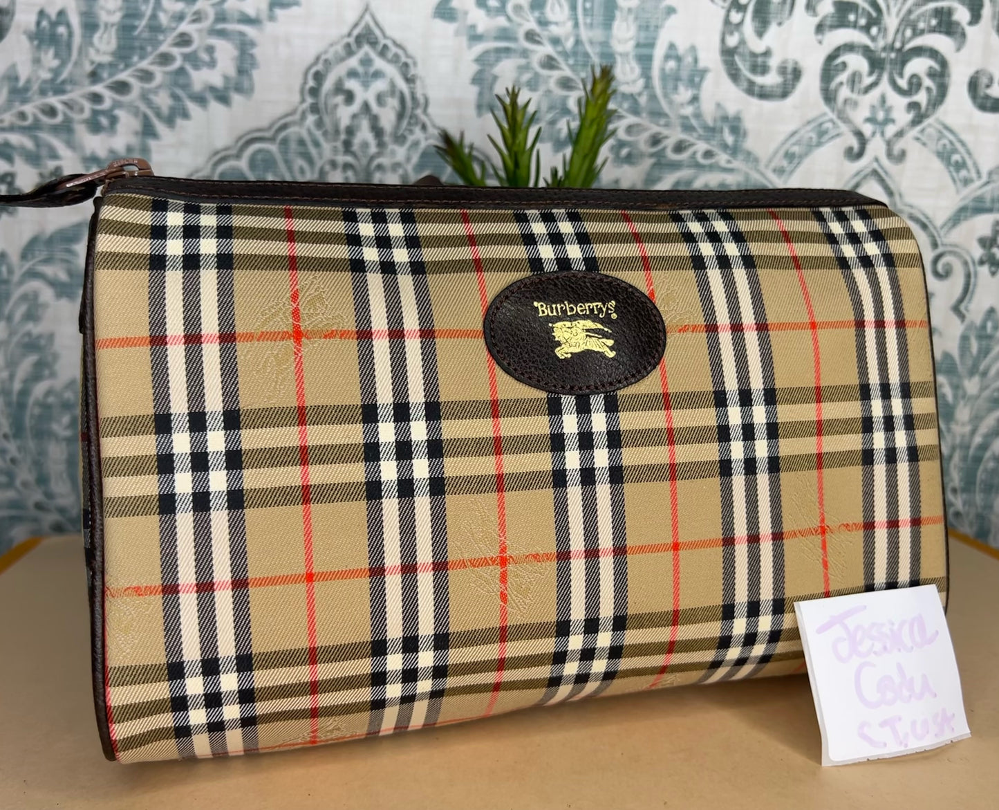 Burberry Nova Check Clutch