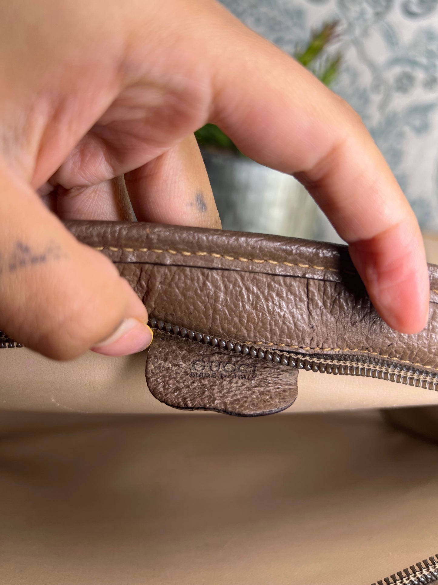 Gucci Vintage Brown Clutch