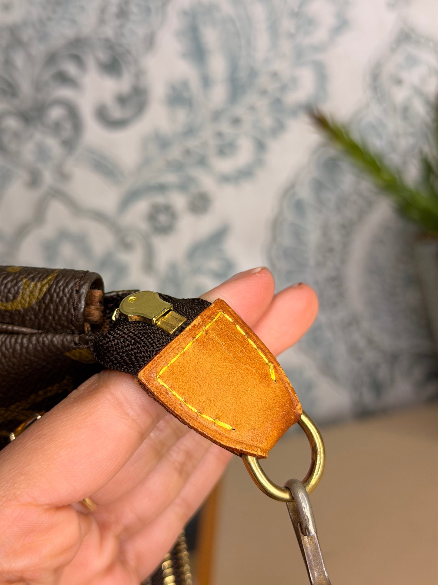 Louis Vuitton Pochette Accessories with Monogram Strap #2
