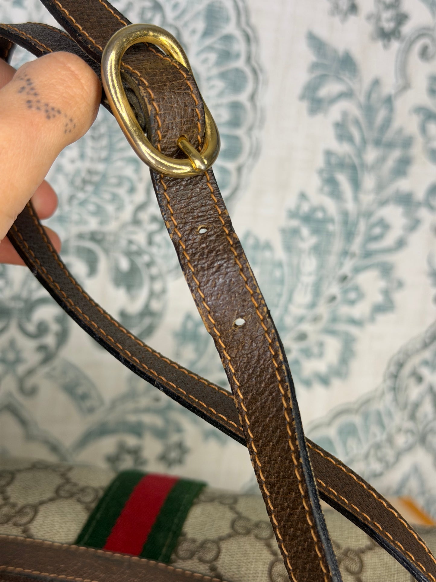 Gucci Vintage Supreme Sherry Line Purse