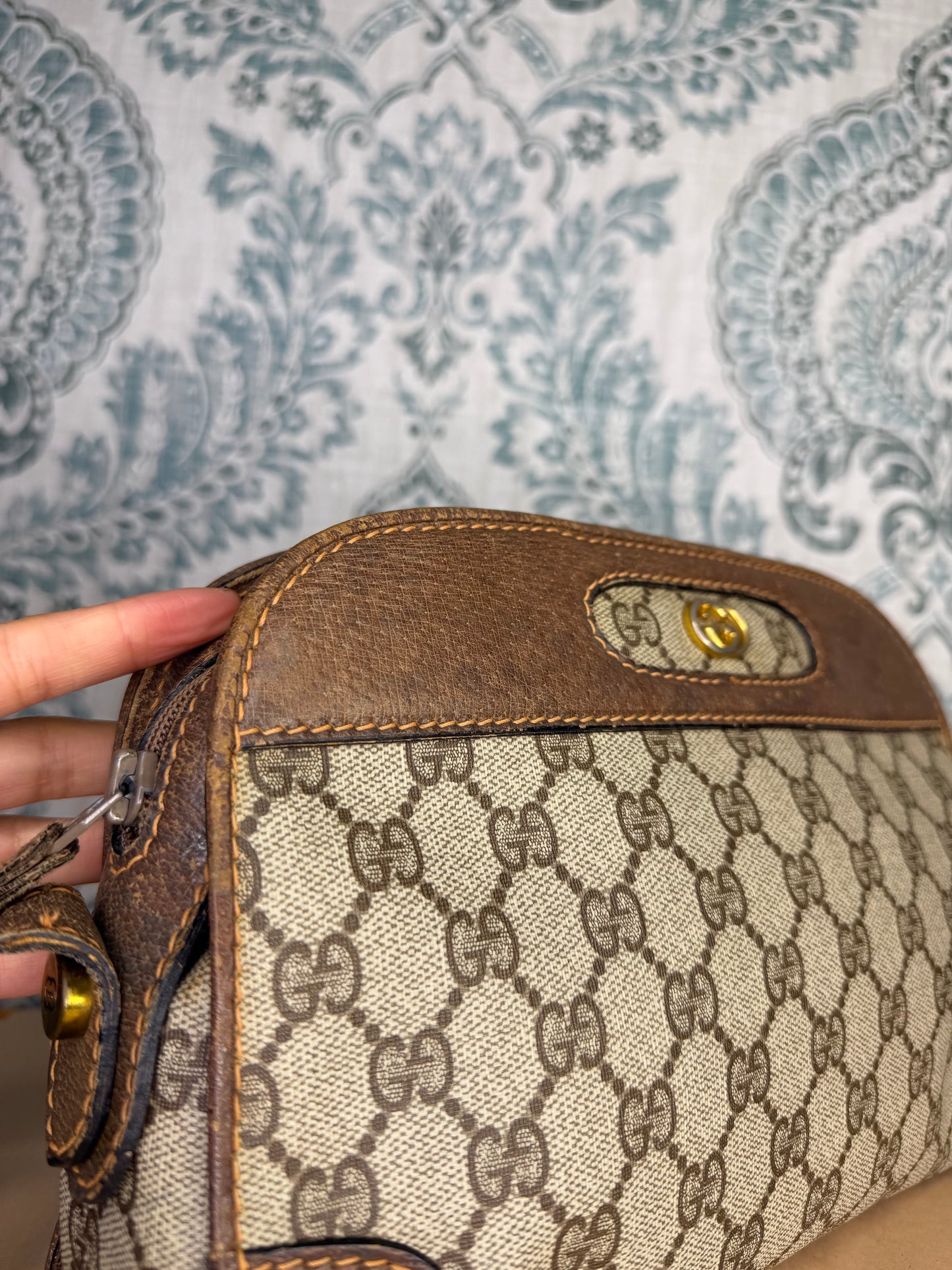 Gucci Supreme Vintage Purse