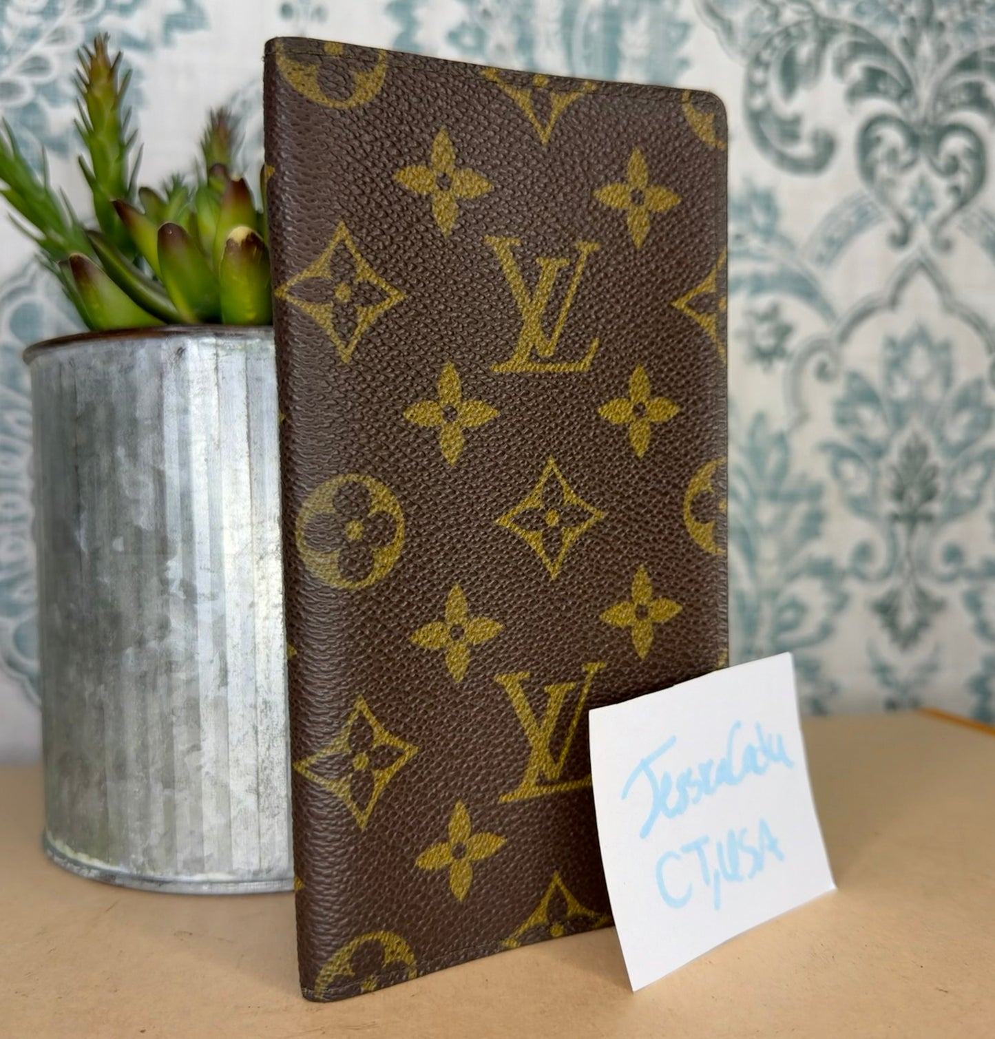 Louis Vuitton Monogram Checkbook Wallet/Cover