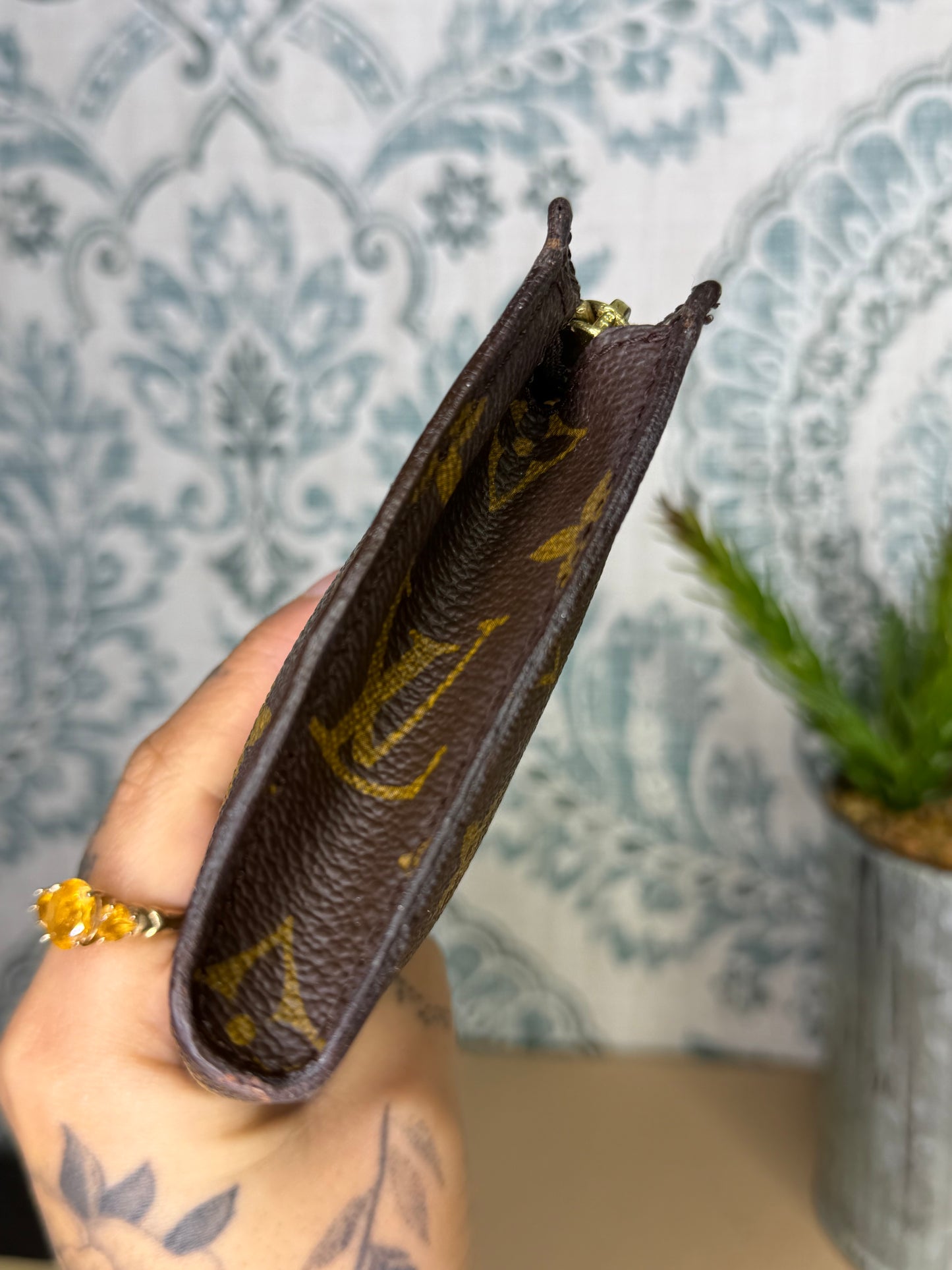 Louis Vuitton Monogram Bucket PM Pochette #4J