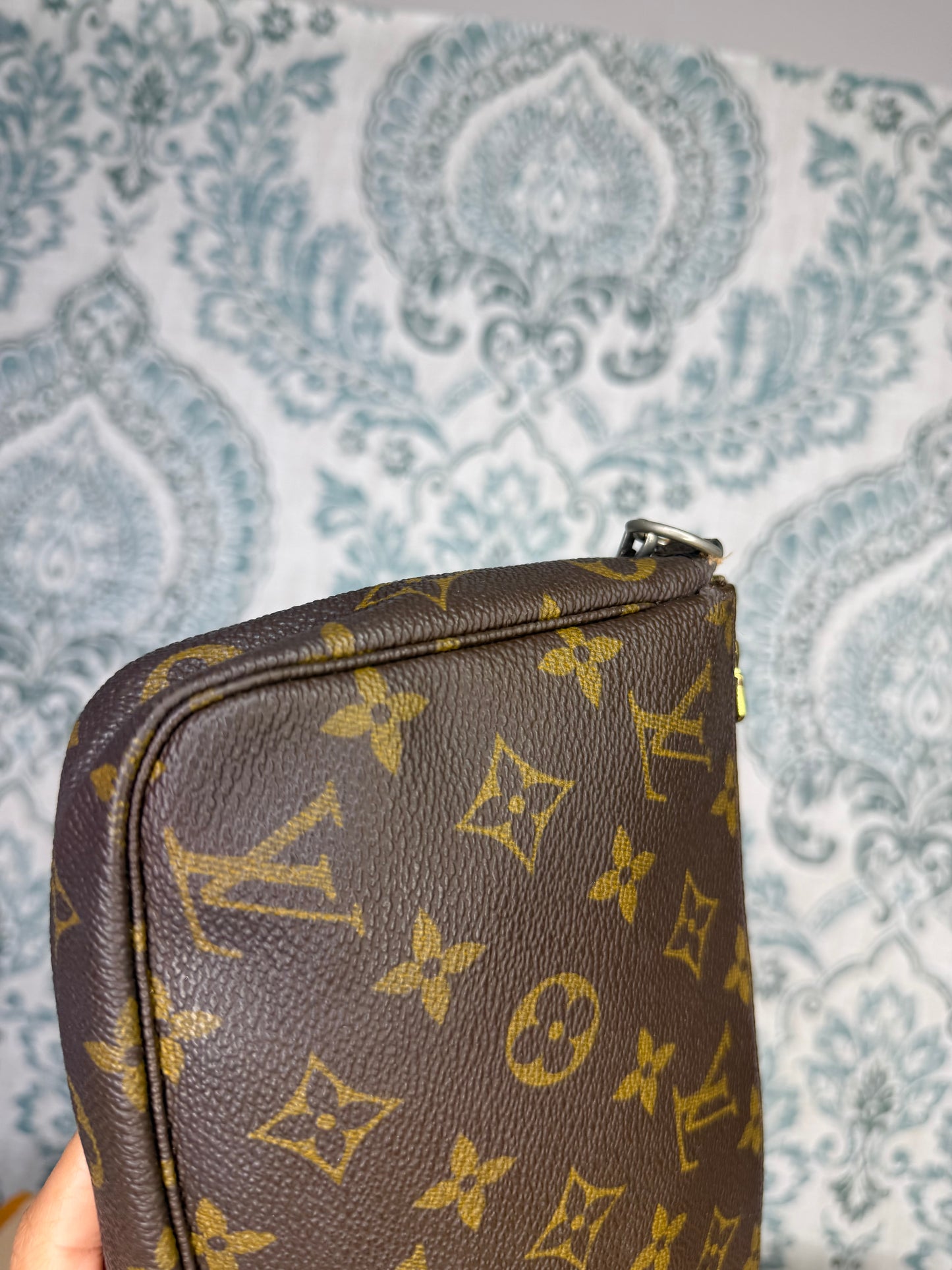 Louis Vuitton Pochette Accessories with Monogram Strap #1