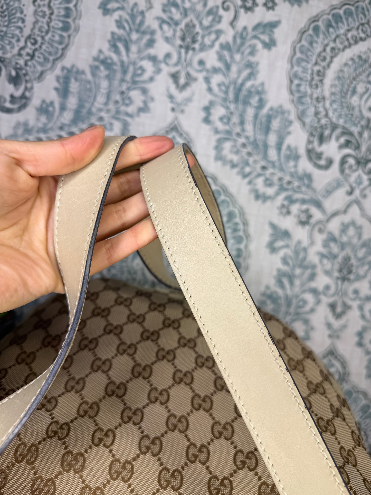 Gucci Canvas GG Beige Crossbody