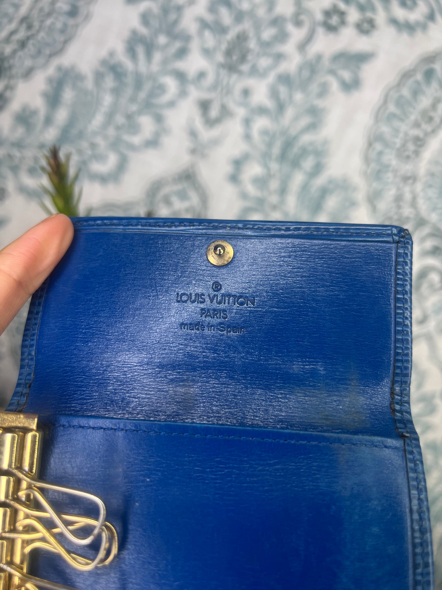 Louis Vuitton Epi Blue Key Holder #1