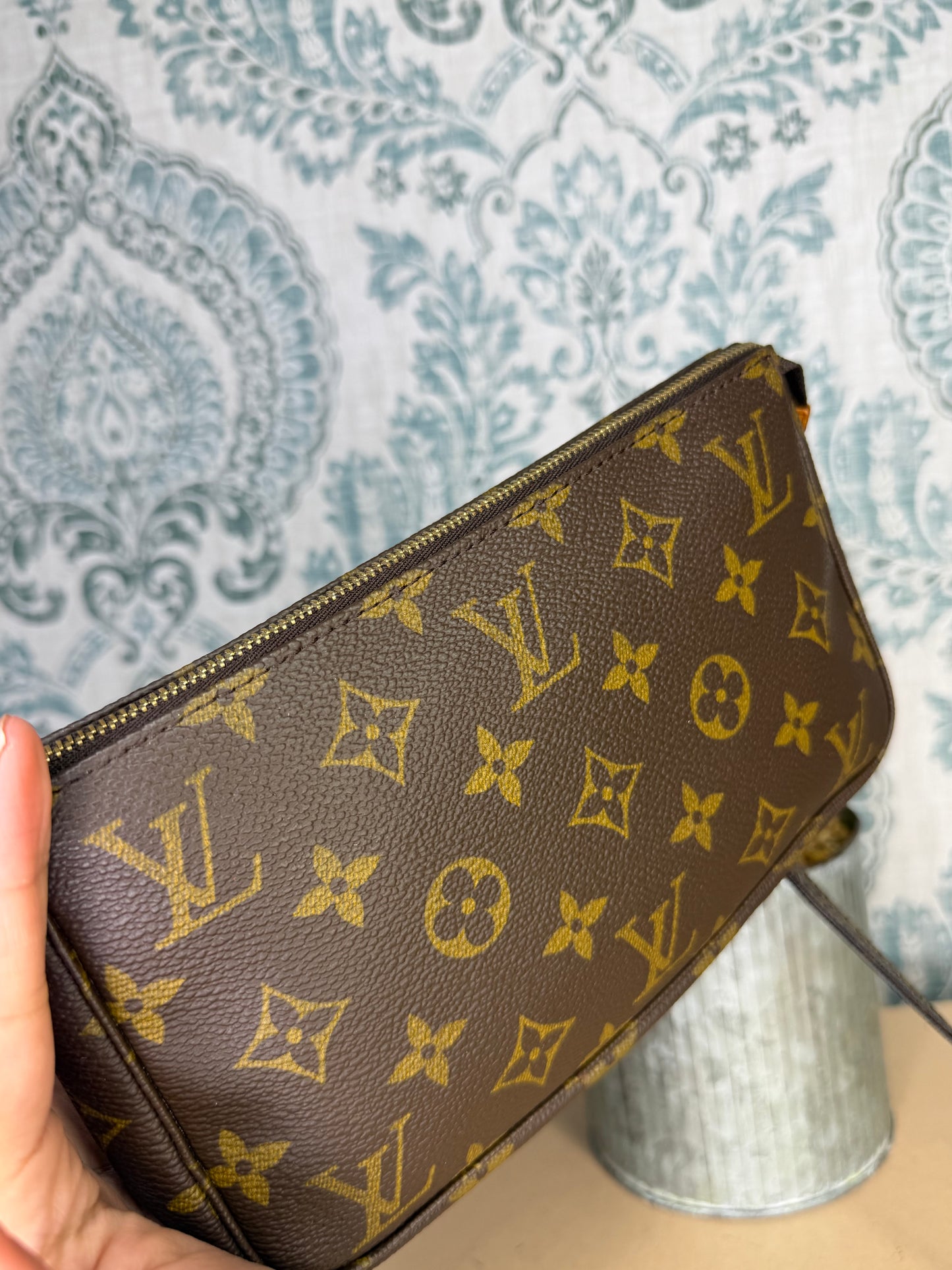 Louis Vuitton Pochette Accessories with Monogram Strap #2