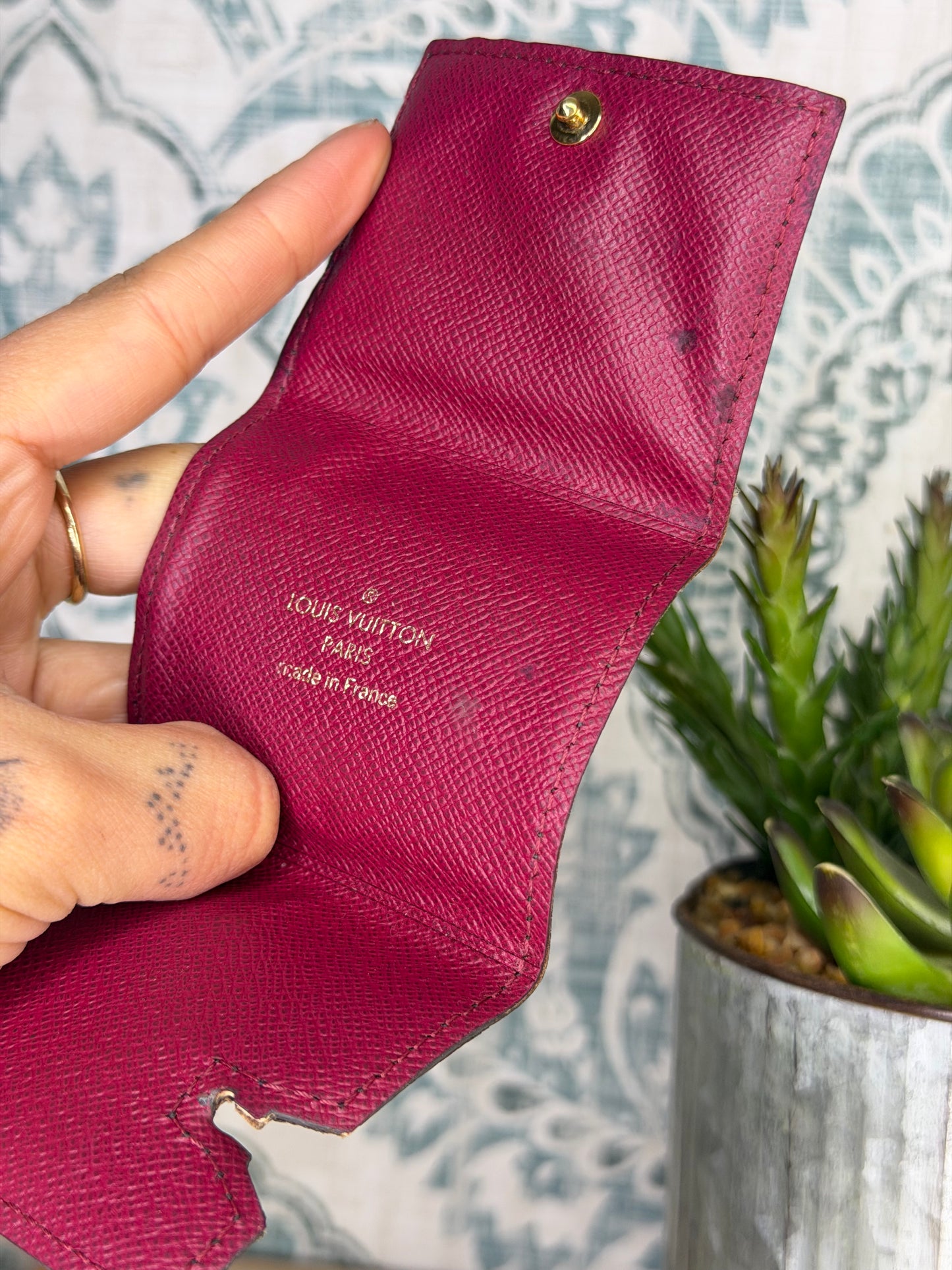 Louis Vuitton Wired Earphone Case Fuschia