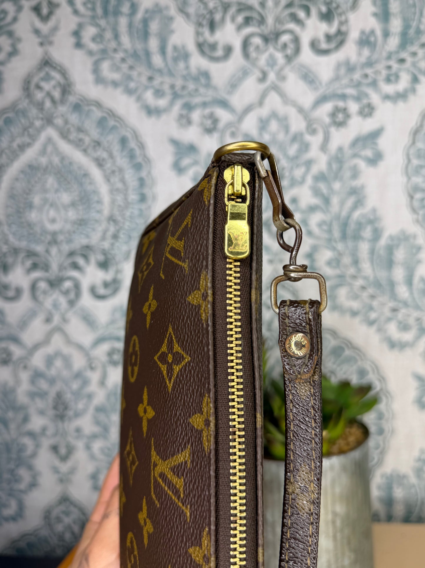 Louis Vuitton Pochette Accessories with Monogram Strap #2