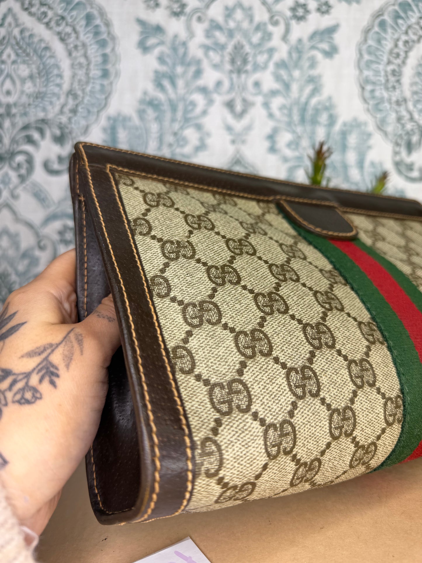 Gucci Supreme Sherry Line Clutch #2 (Parfums)