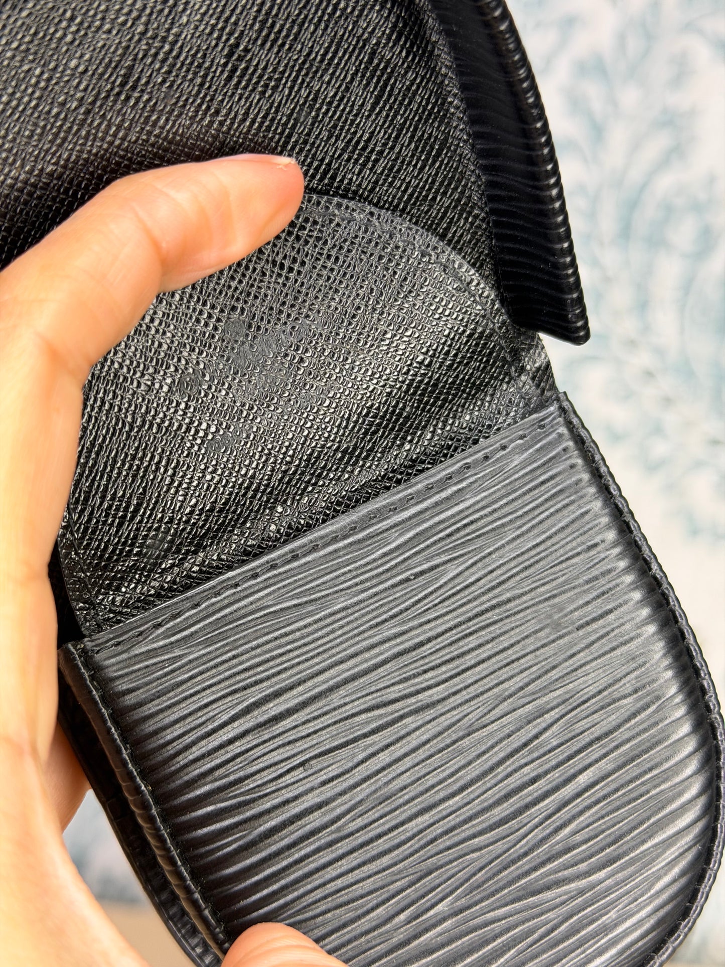 Louis Vuitton Epi Coin Purse Black