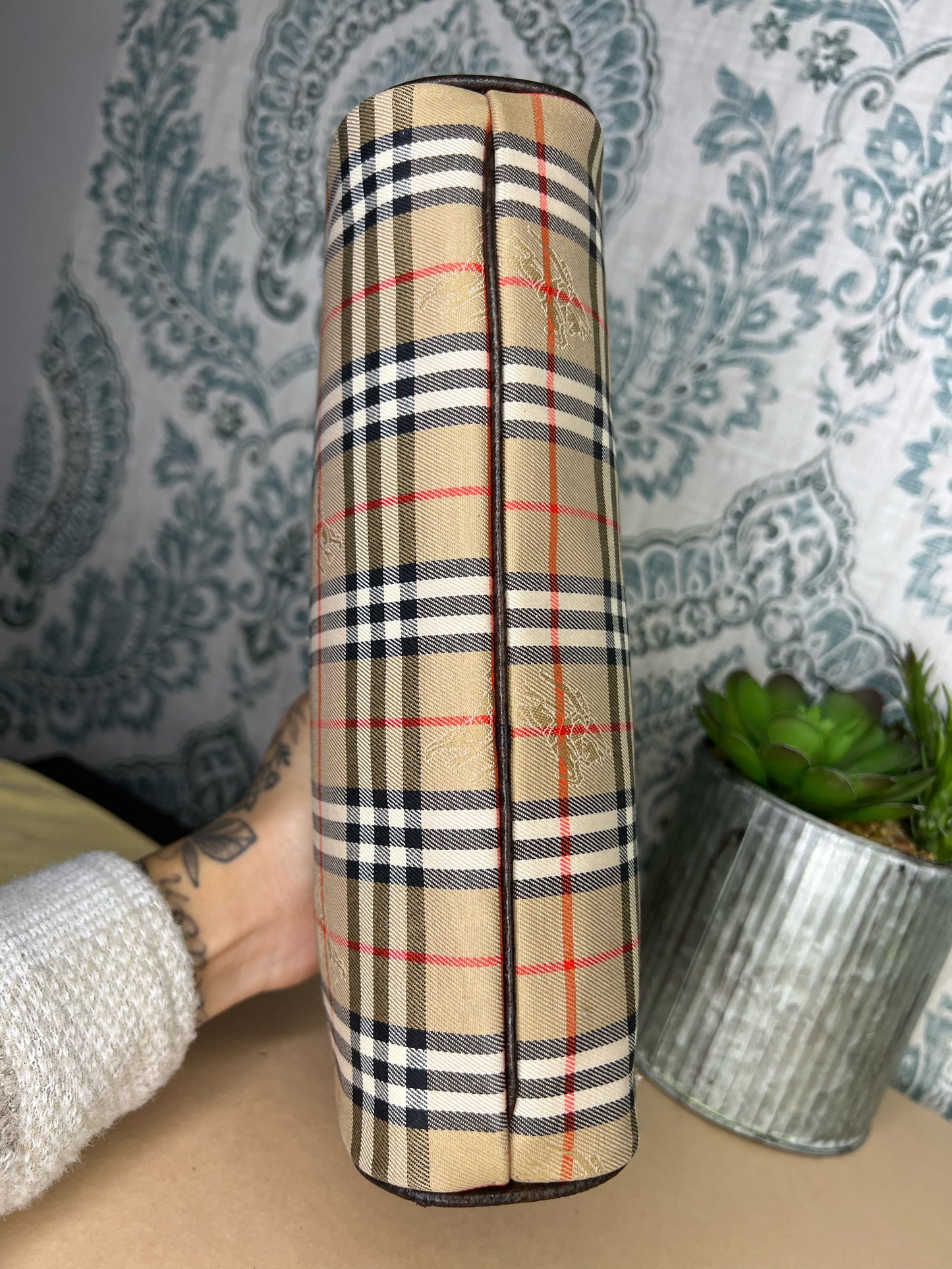 Burberry Nova Check Clutch