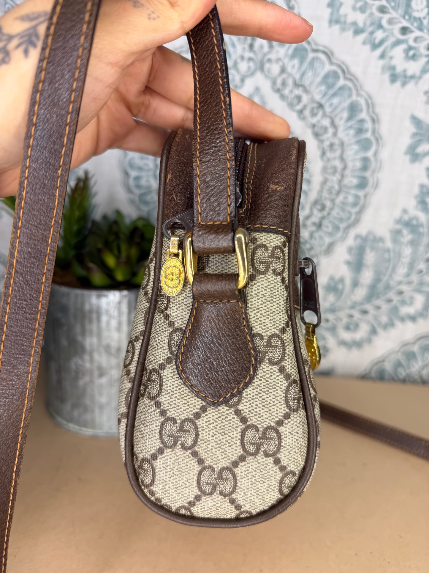 Gucci Vintage Supreme Sherry Line Purse