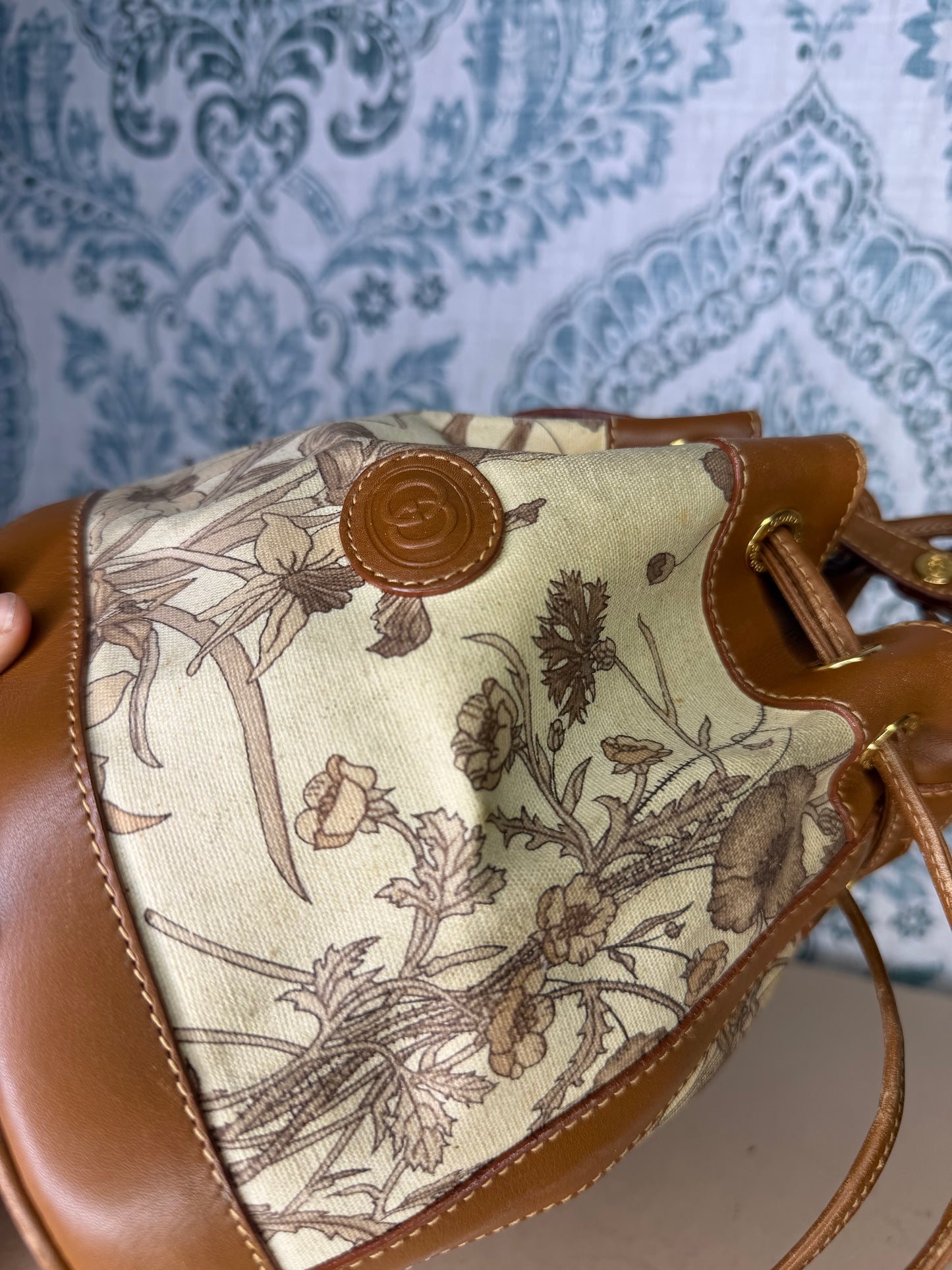 Gucci Floral Bucket Bag