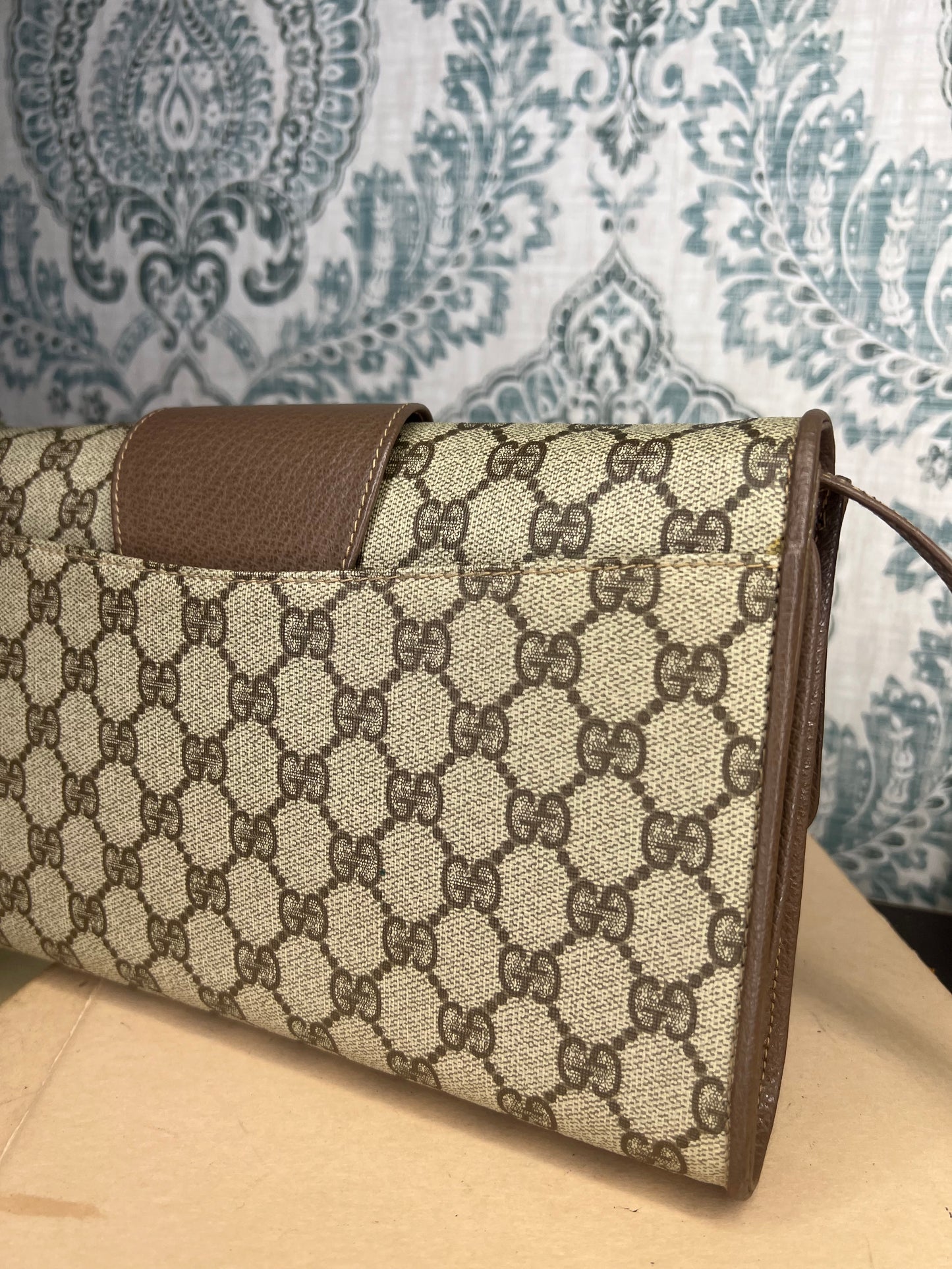 Gucci Supreme Vintage 2way Purse/Clutch