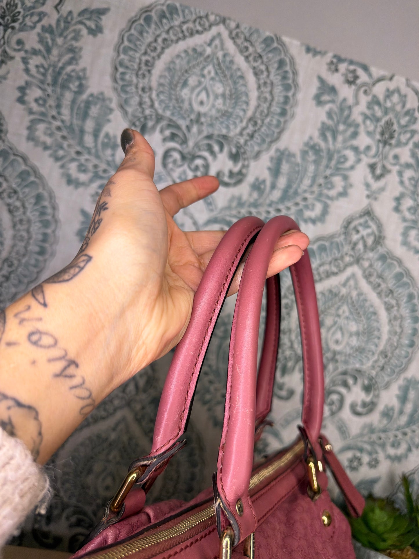 Gucci Pink Micro Guccissima Medium Sukey