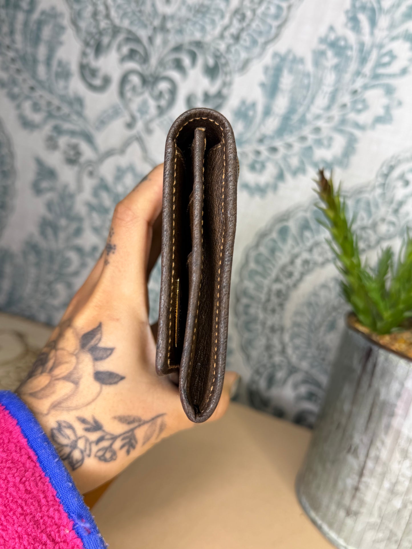 Gucci Canvas Vintage Supreme Long Wallet