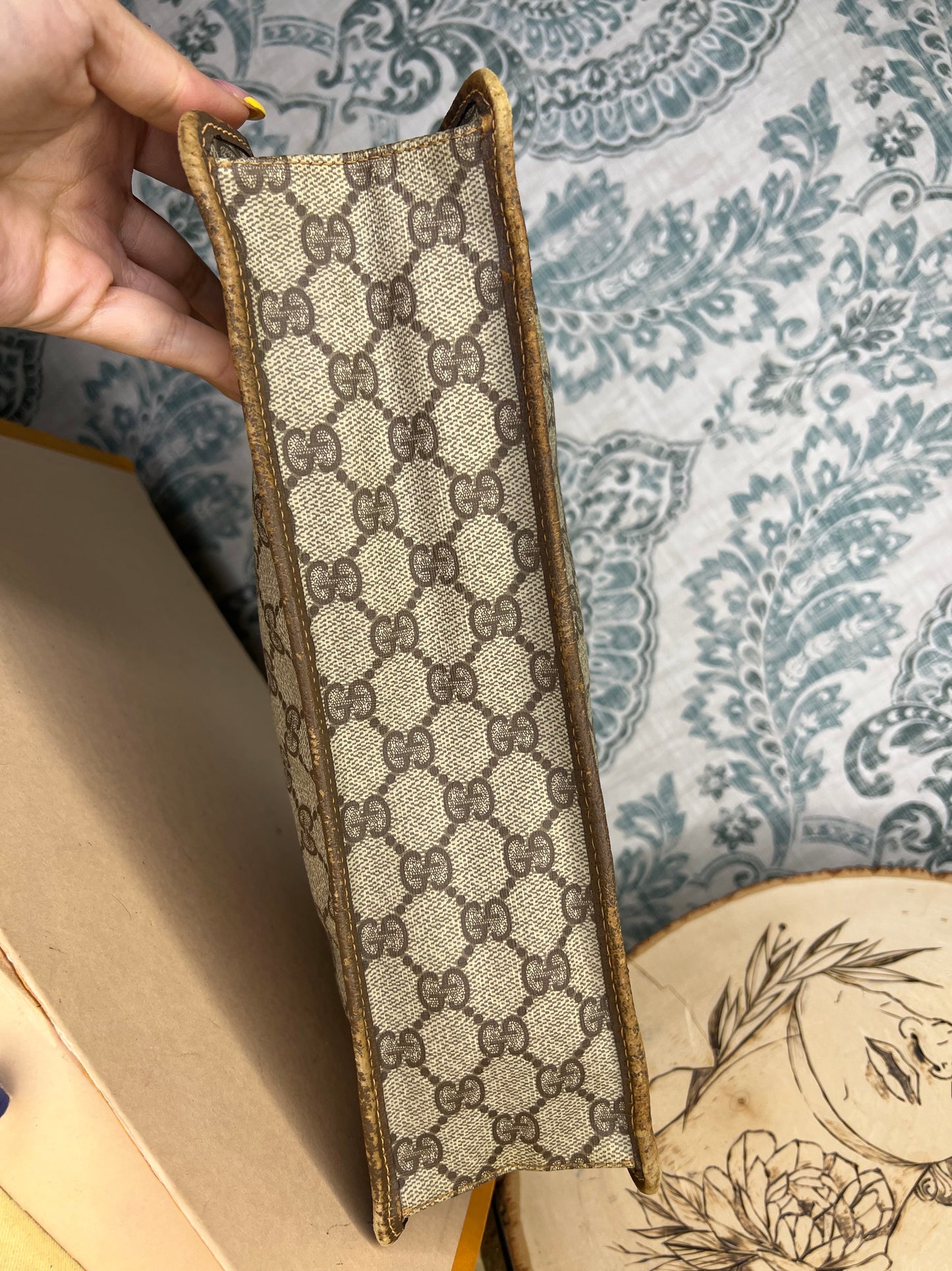 Gucci Brown Vintage Clutch