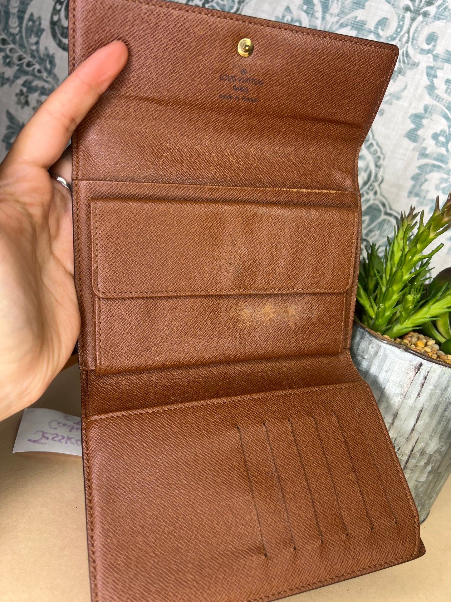 Louis Vuitton Monogram Passport Trifold Wallet #5