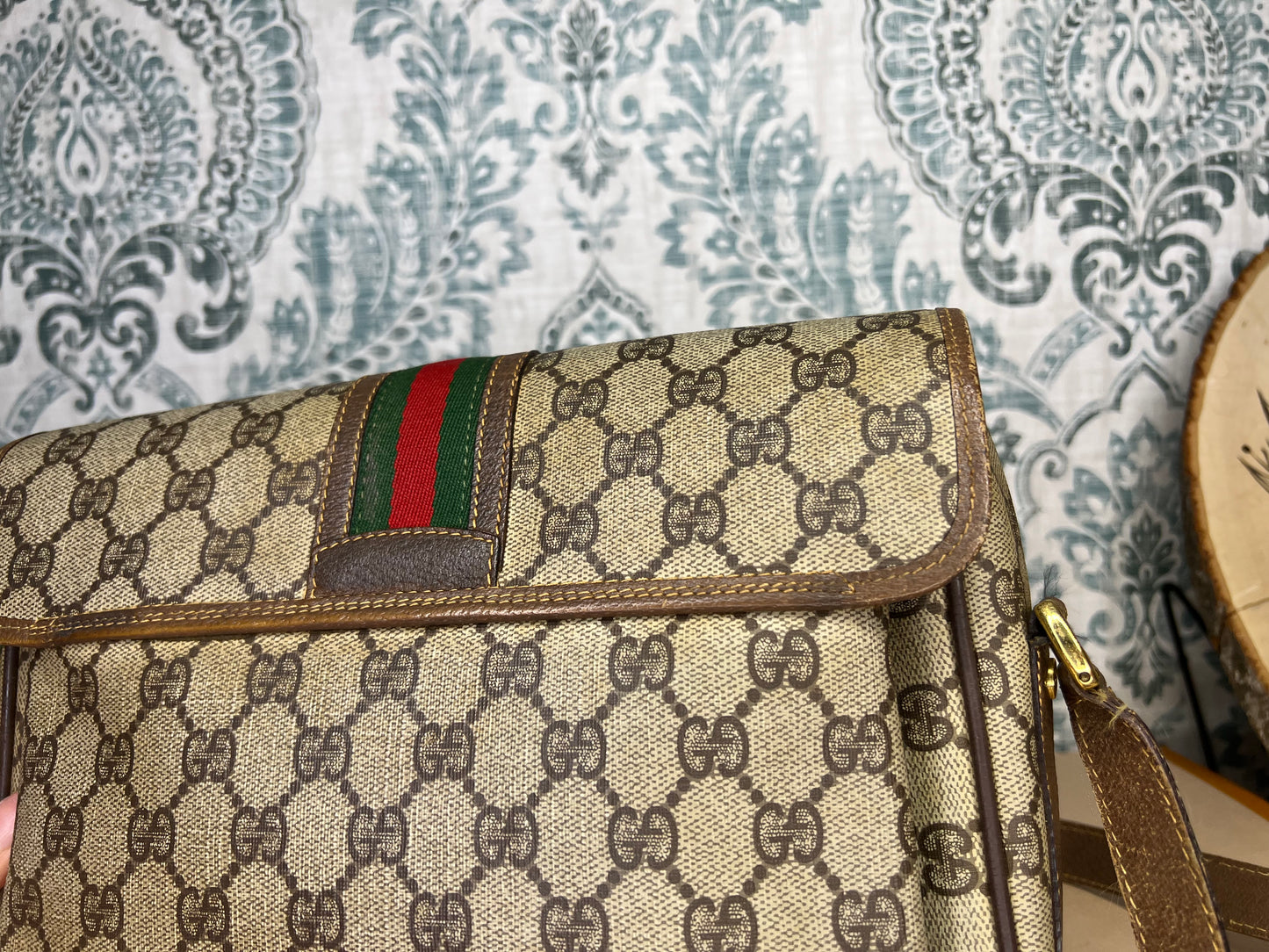 Gucci Supreme Sherry Line Vintage Purse