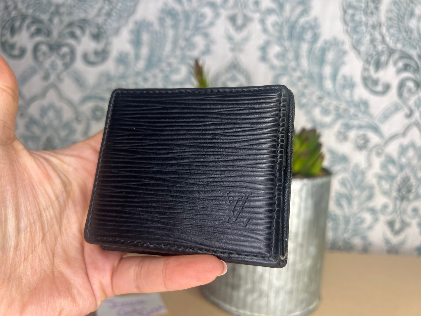 Louis Vuitton Black Epi Porte Monnaie Boite Jewelry/Coin Pouch