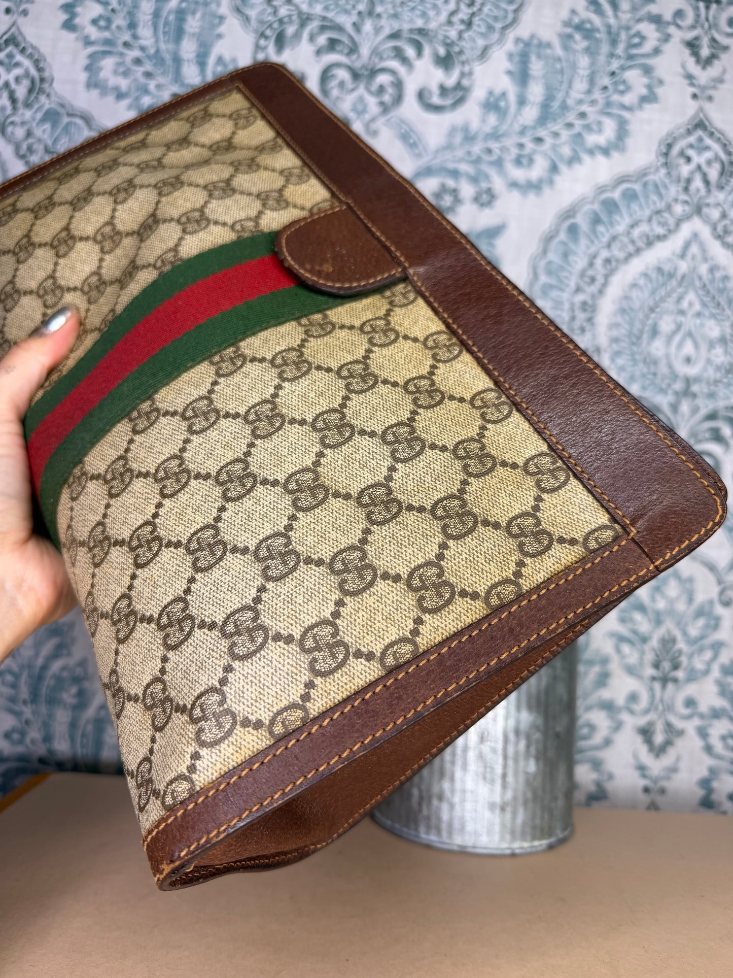 Gucci Supreme Sherry Line Clutch #1 (Parfums)
