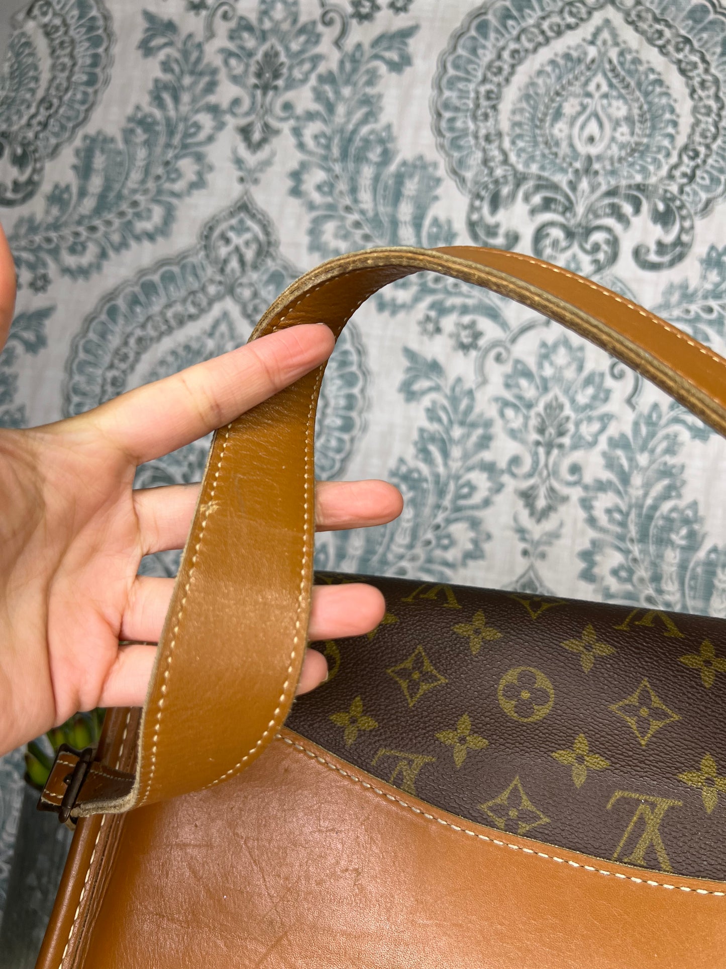 Louis Vuitton French Company Vintage Train Case / Cosmetic Case