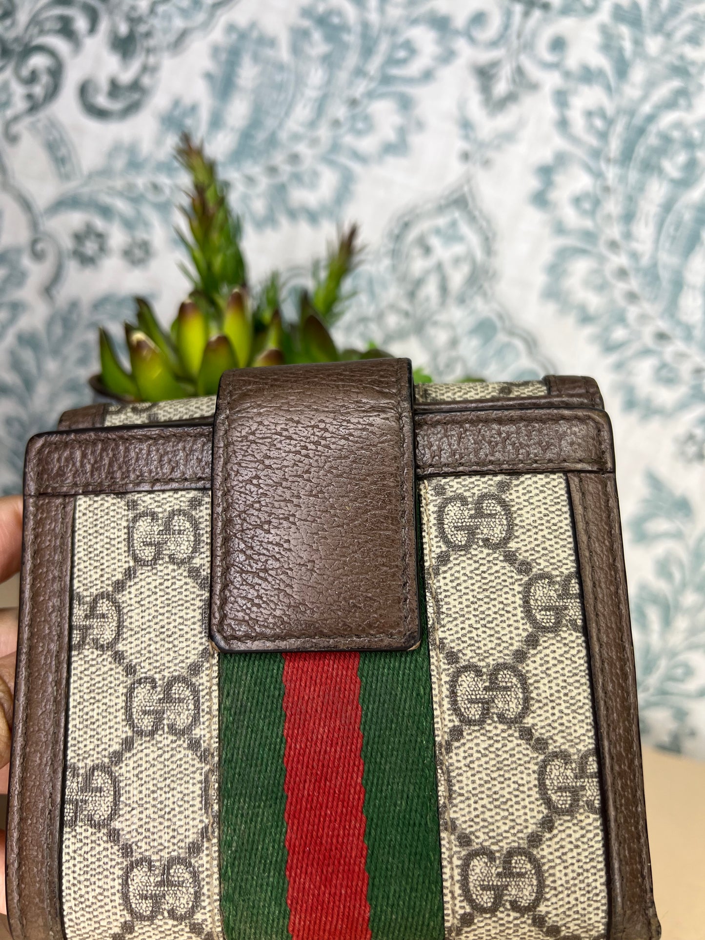 Gucci Ophidia Sherry Line Compact Wallet