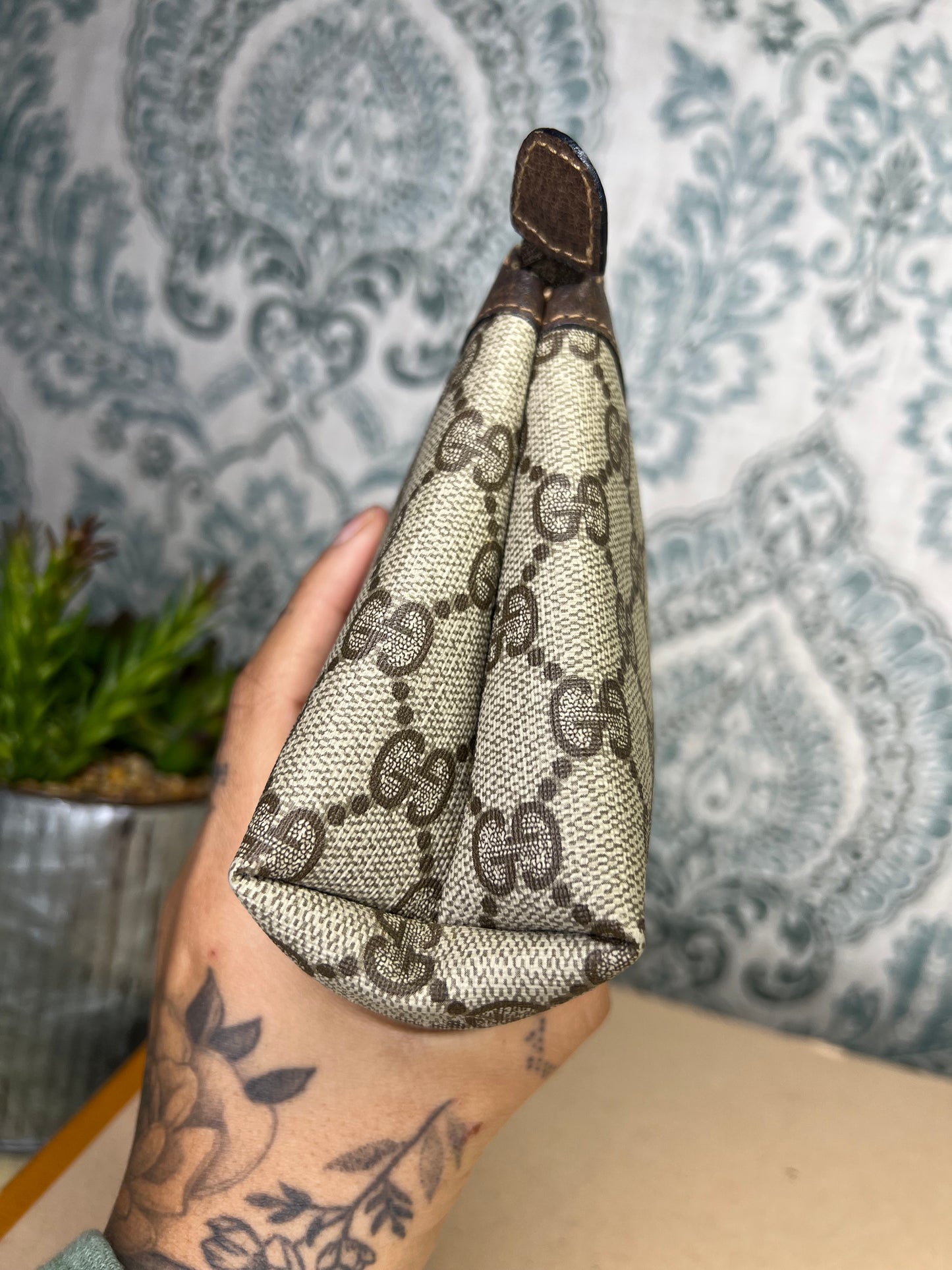 Gucci Brown Vintage Small Pouch