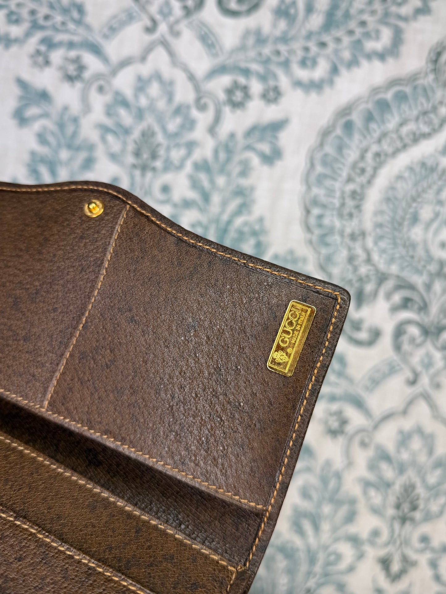 Gucci Canvas Vintage Supreme Long Wallet