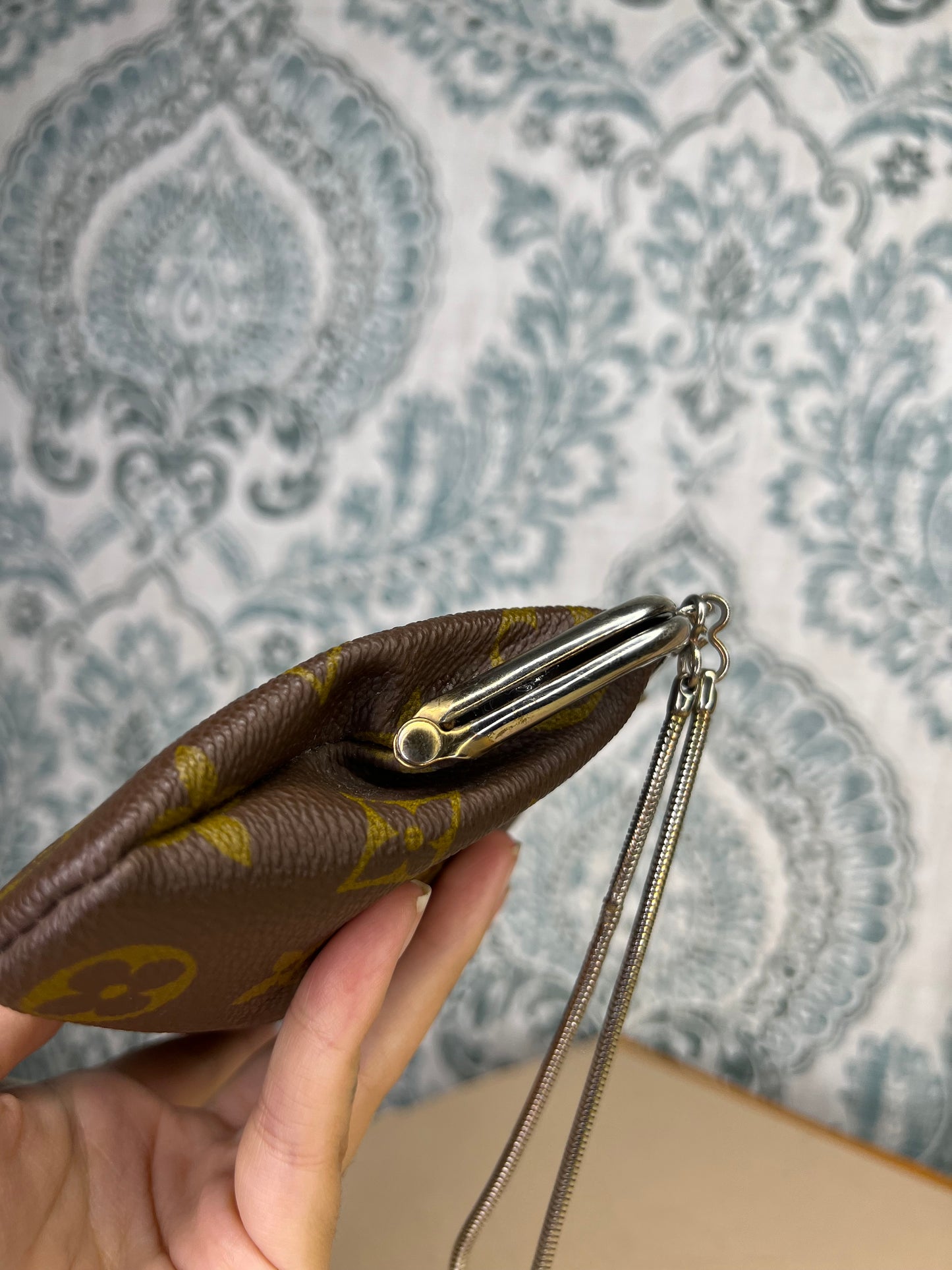Louis Vuitton French Company Kisslock Pouch