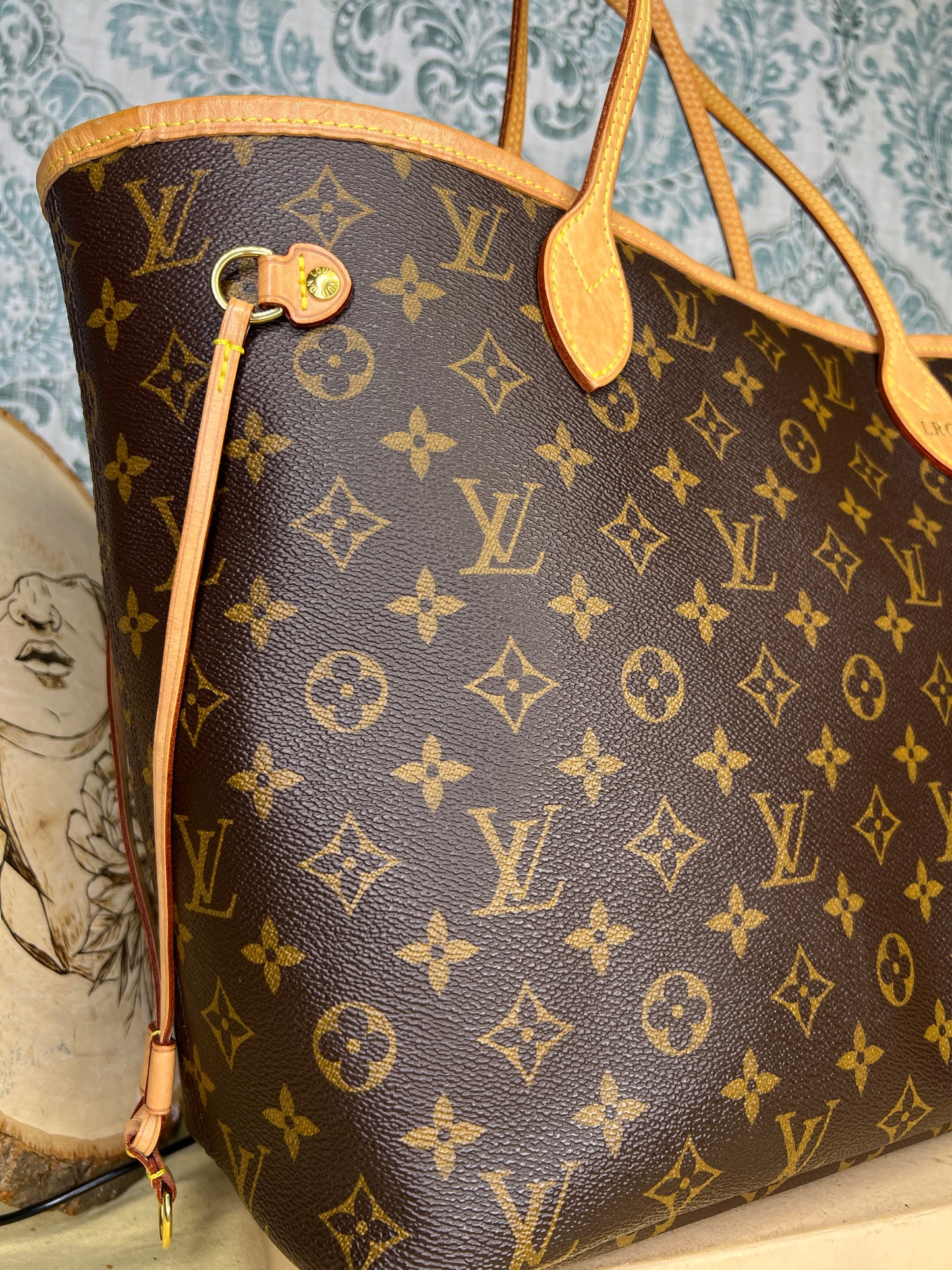 Neverfull MM Cherry Red
