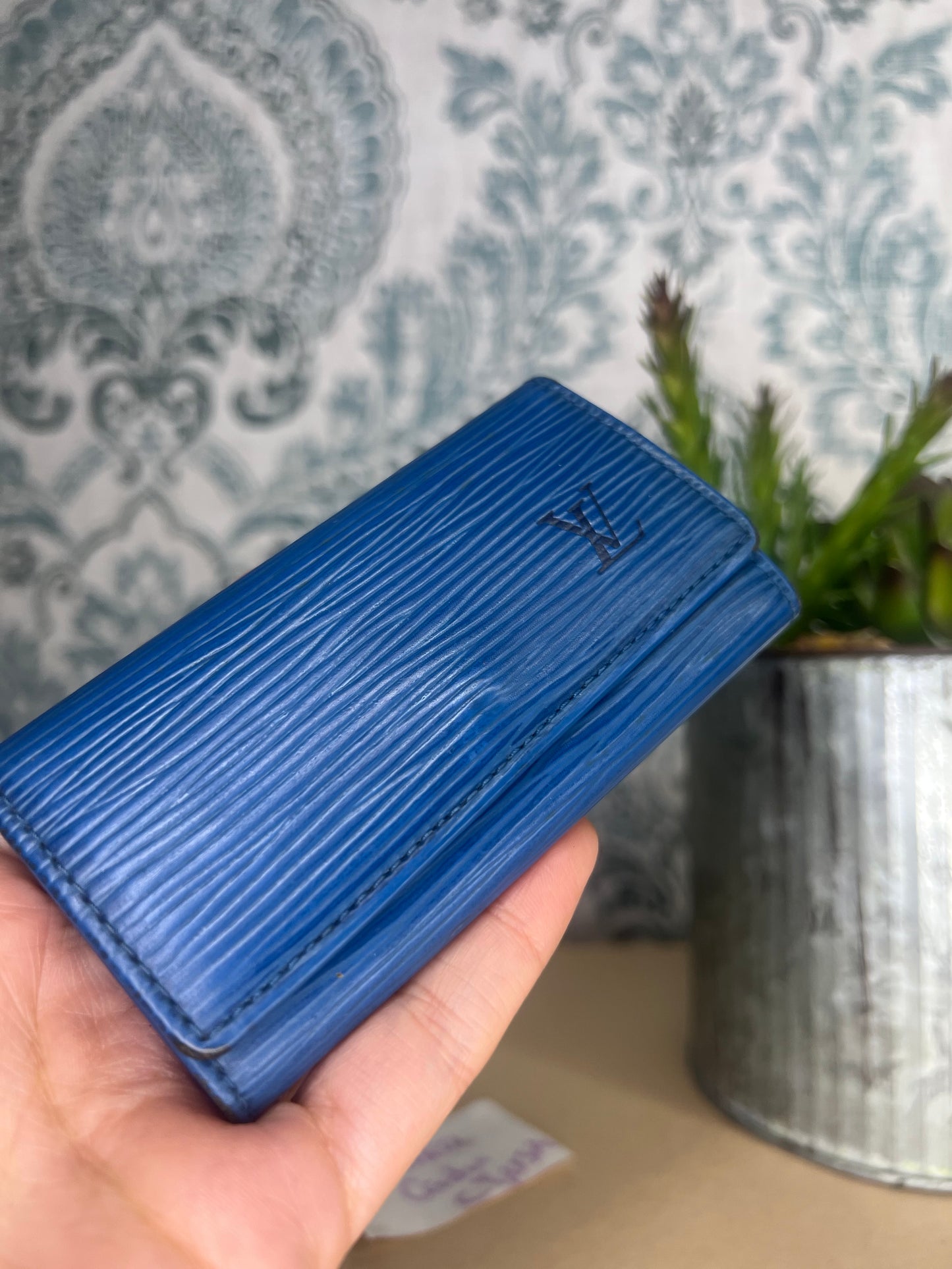Louis Vuitton Epi Blue Key Holder #1