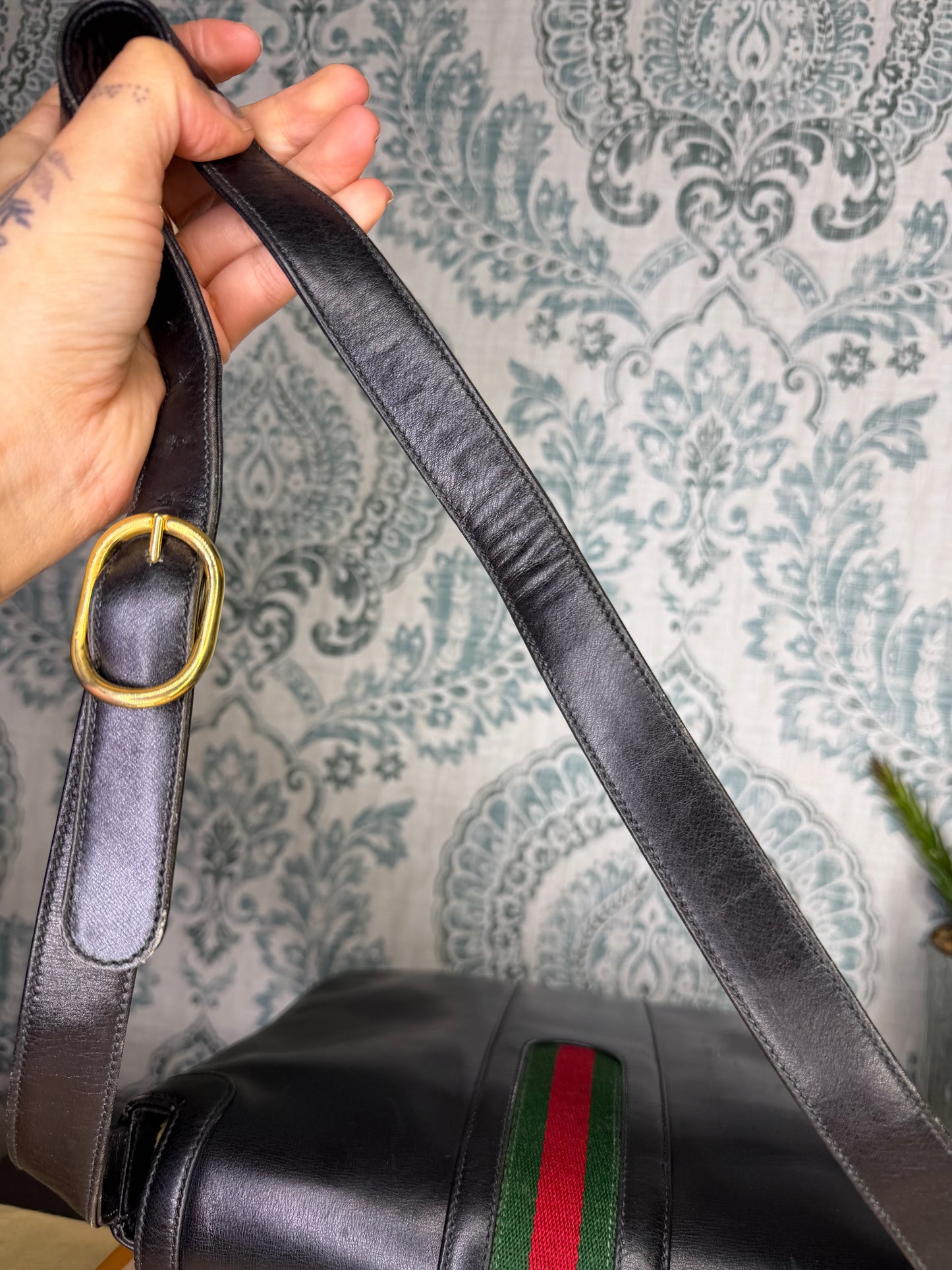 Gucci Vintage Sherry Line Shoulder Bag