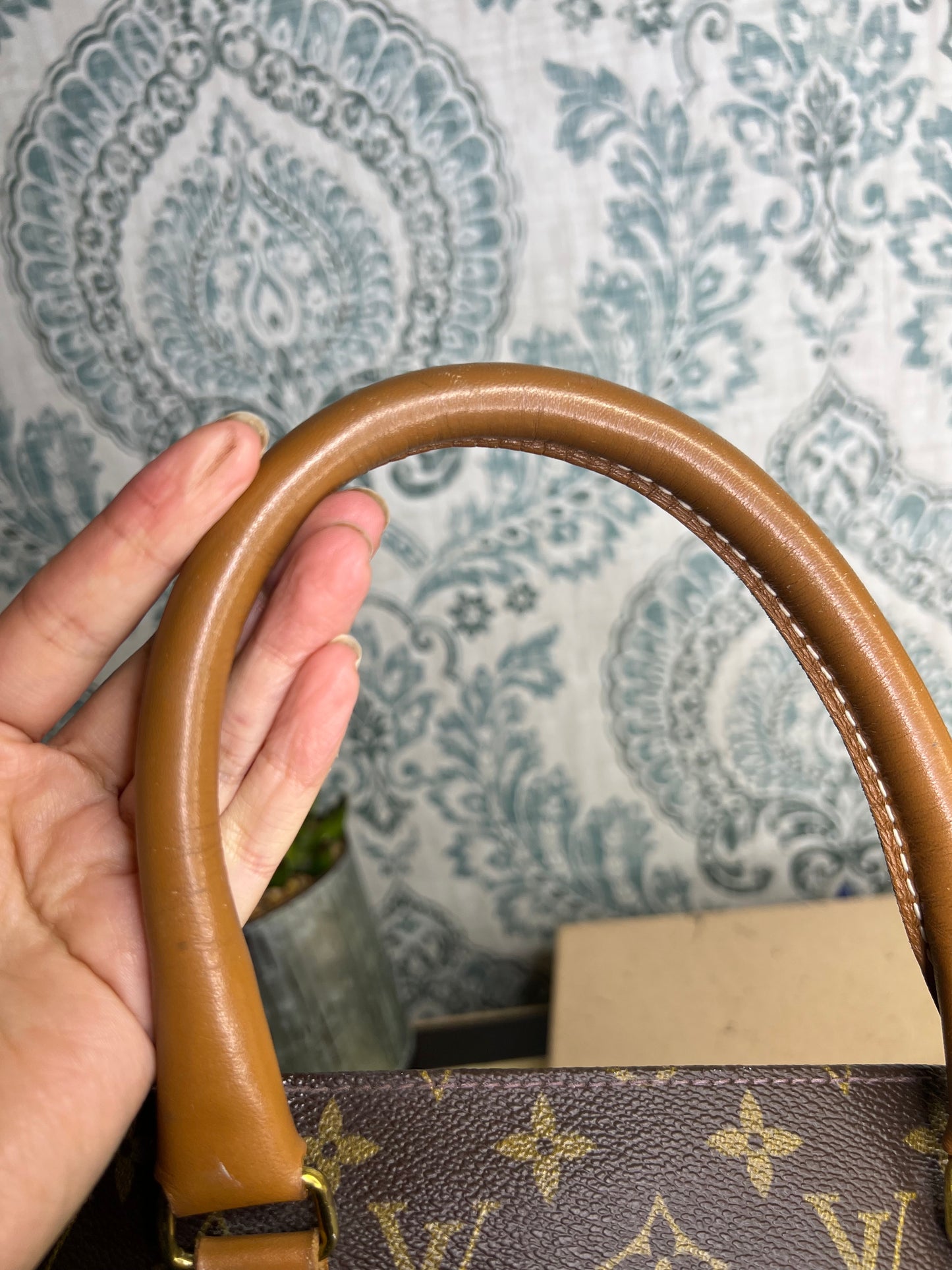 Louis Vuitton French Company Sac Plat