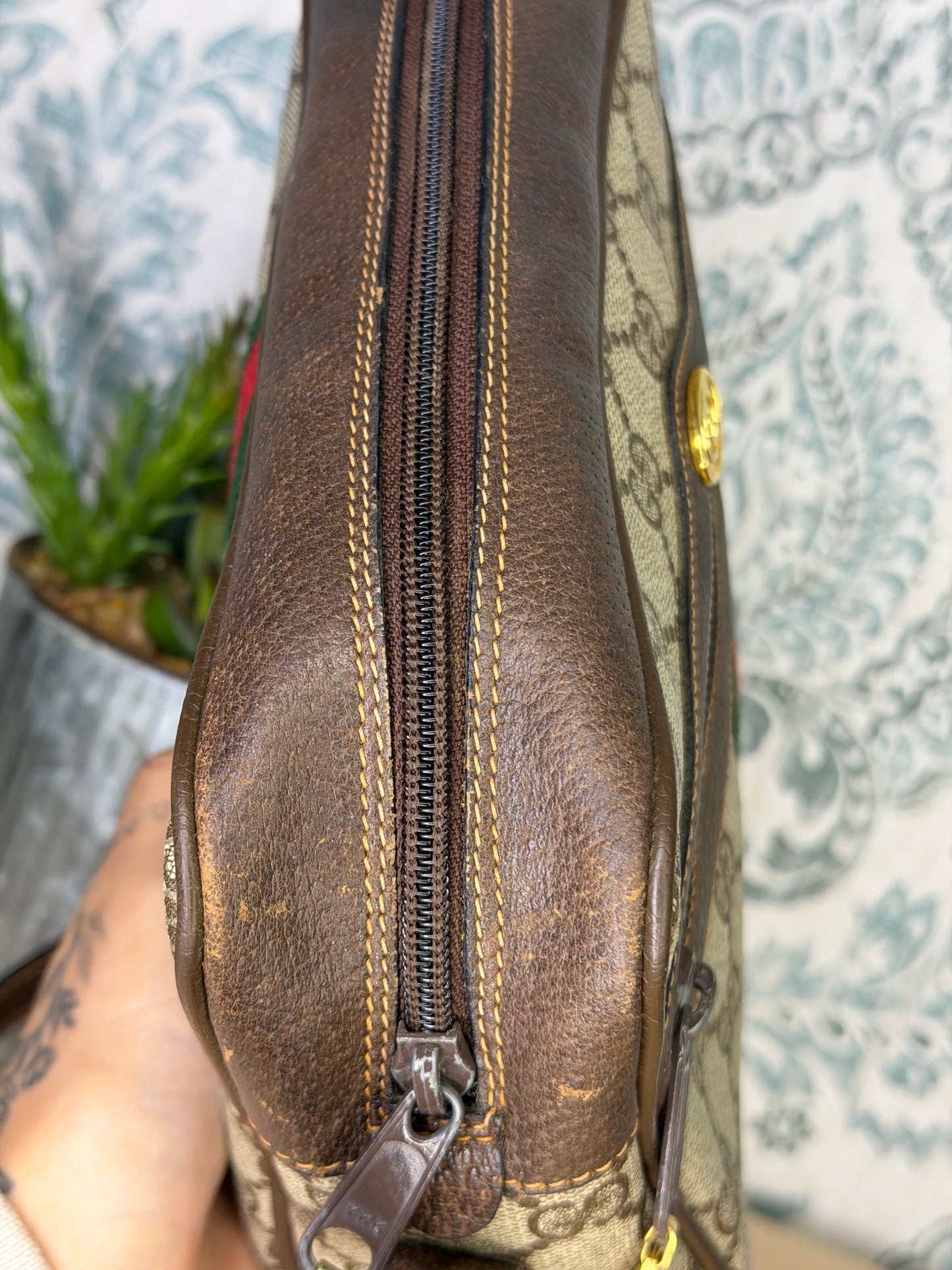 Gucci Vintage Supreme Sherry Line Purse