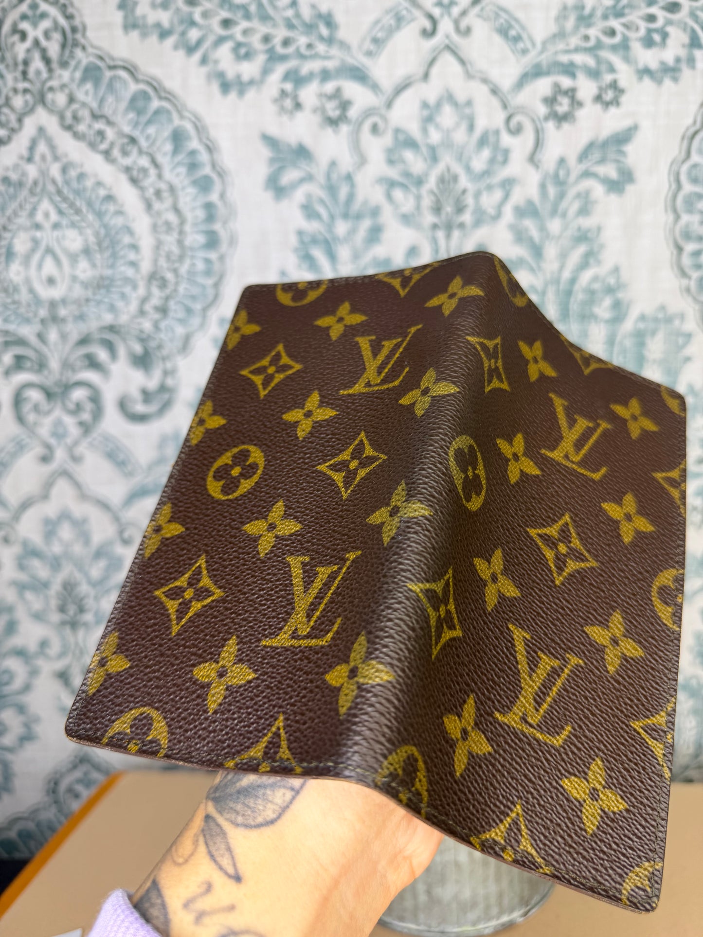 Louis Vuitton Monogram Checkbook Wallet/Cover