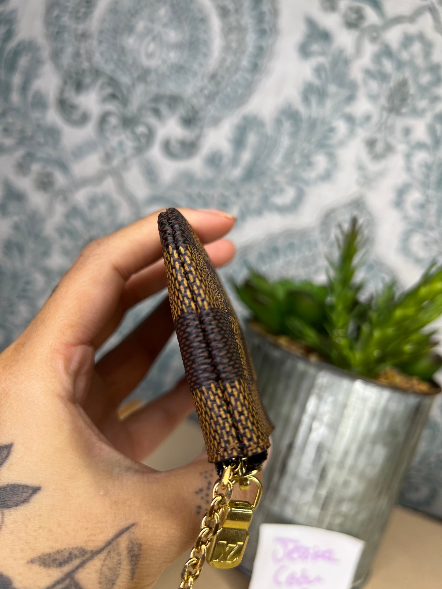 Louis Vuitton Damier Ebene Key Cles