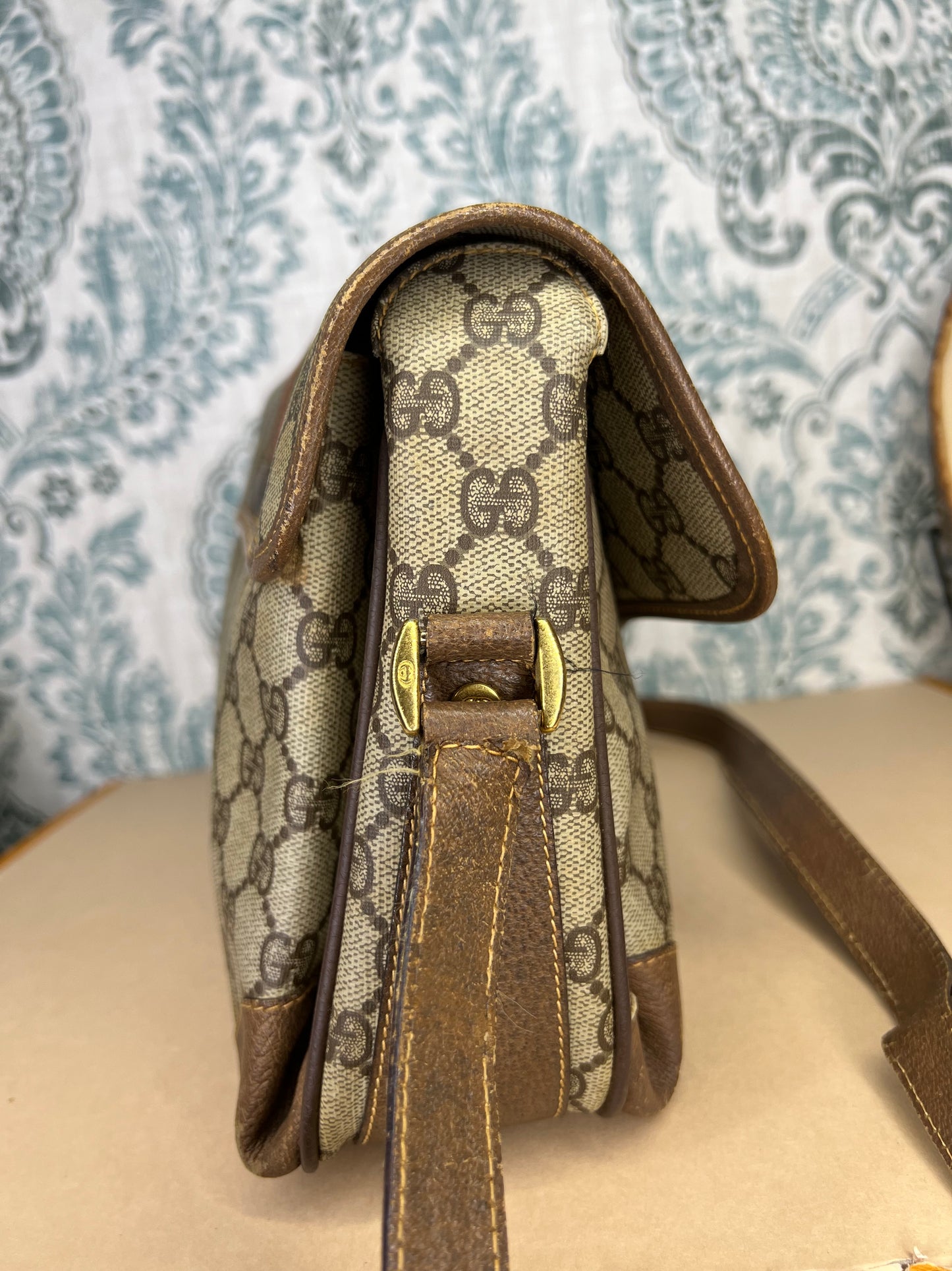 Gucci Supreme Sherry Line Vintage Purse