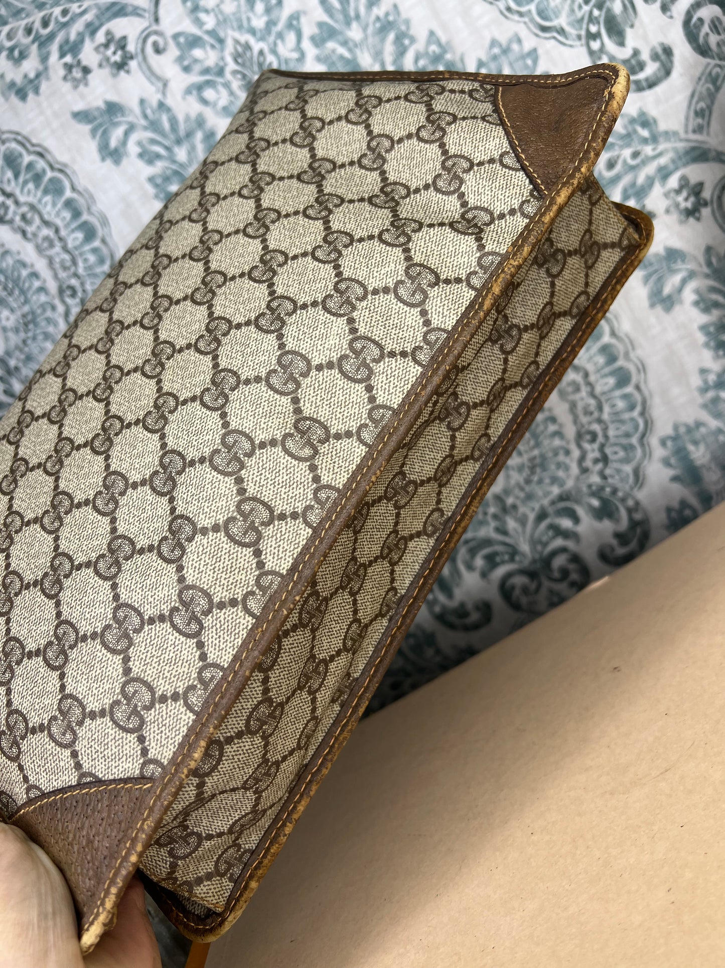 Gucci Brown Vintage Clutch