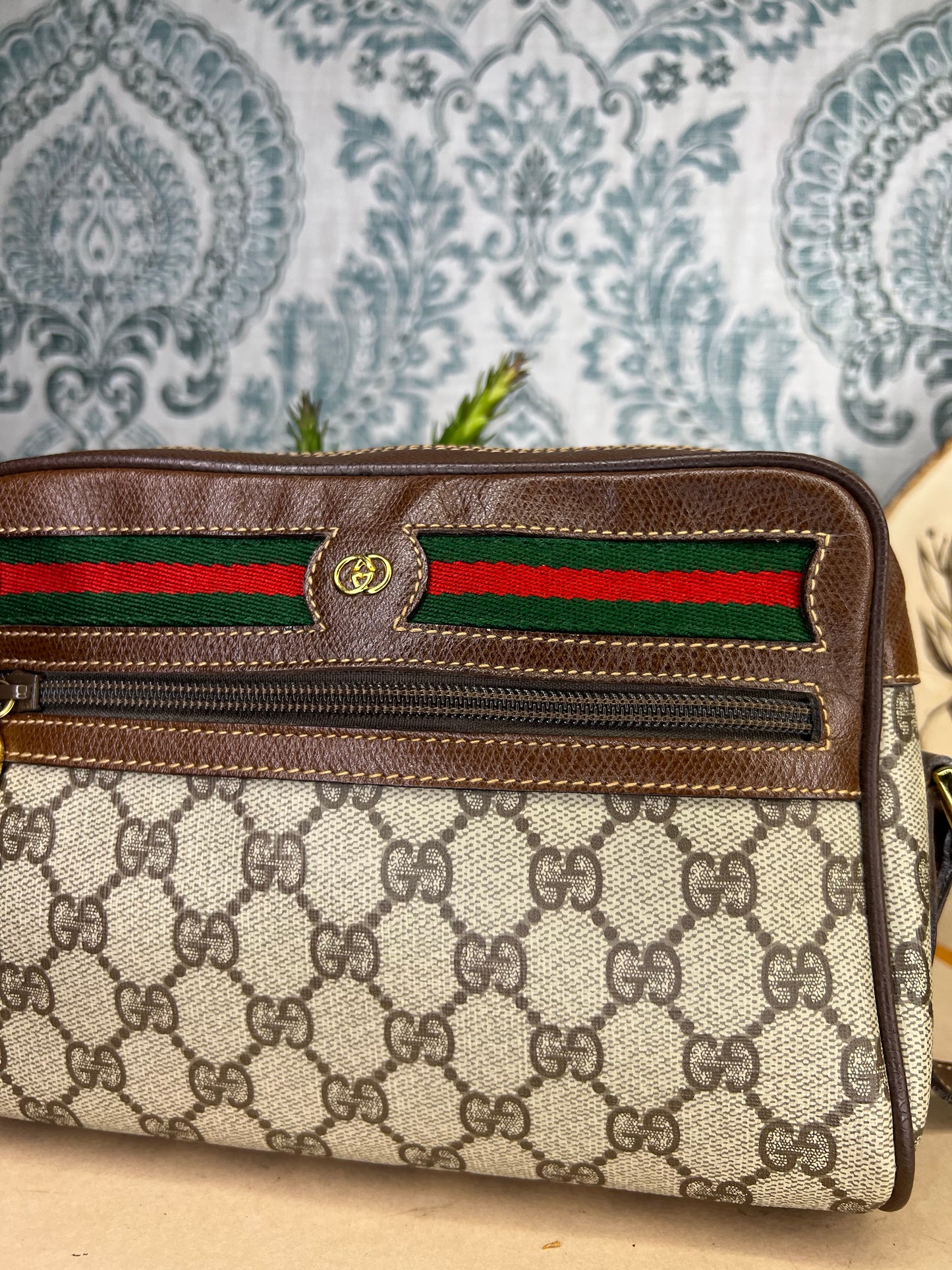 GG Vintage Supreme Sherry Line Crossbody